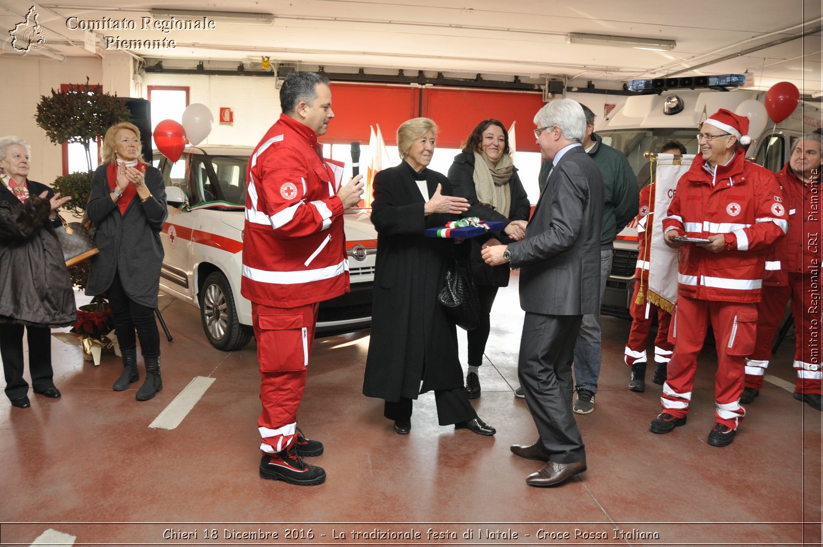 Chieri 18 Dicembre 2016 - La tradizionale festa di Natale - Croce Rossa Italiana- Comitato Regionale del Piemonte