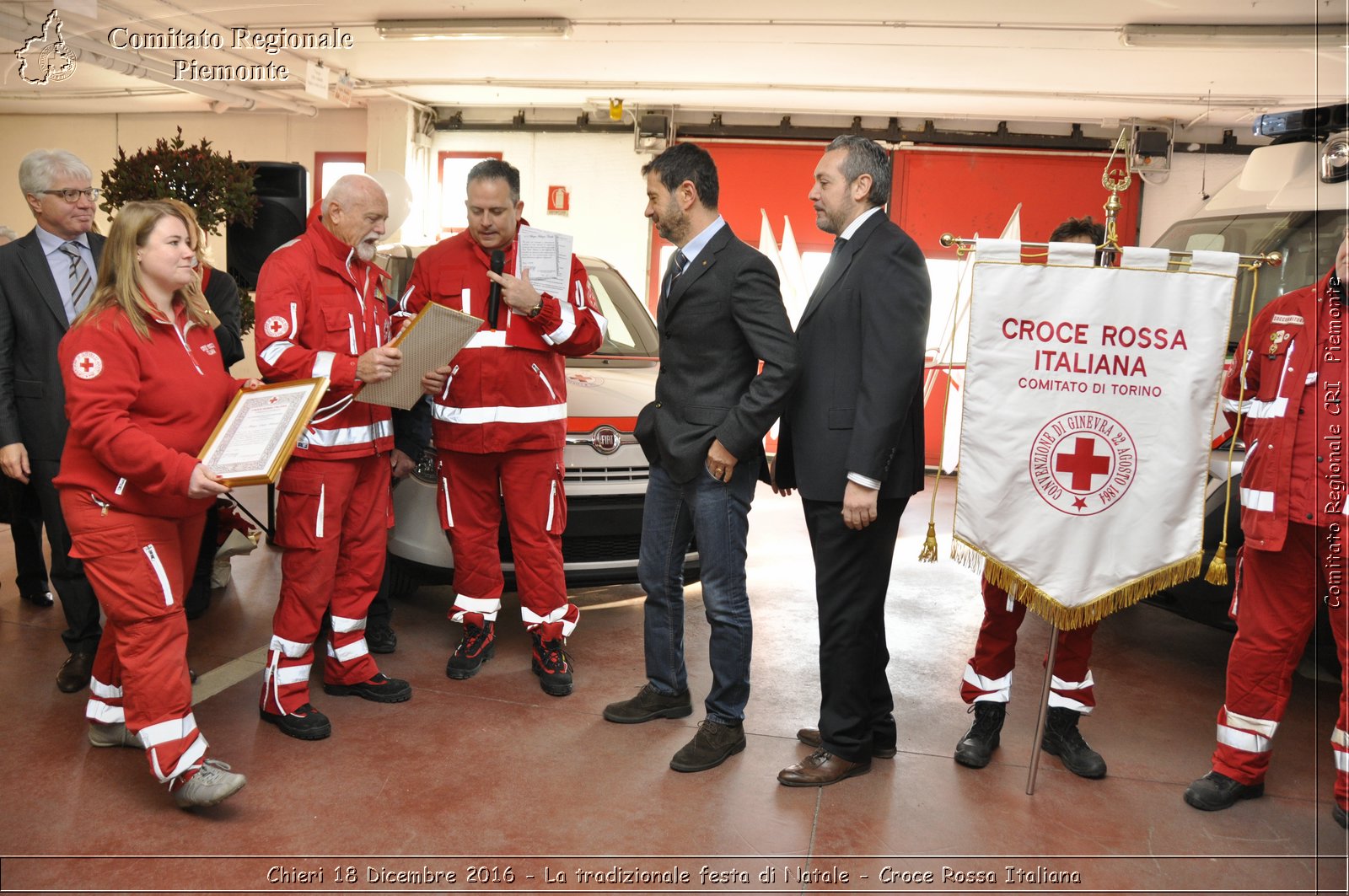 Chieri 18 Dicembre 2016 - La tradizionale festa di Natale - Croce Rossa Italiana- Comitato Regionale del Piemonte