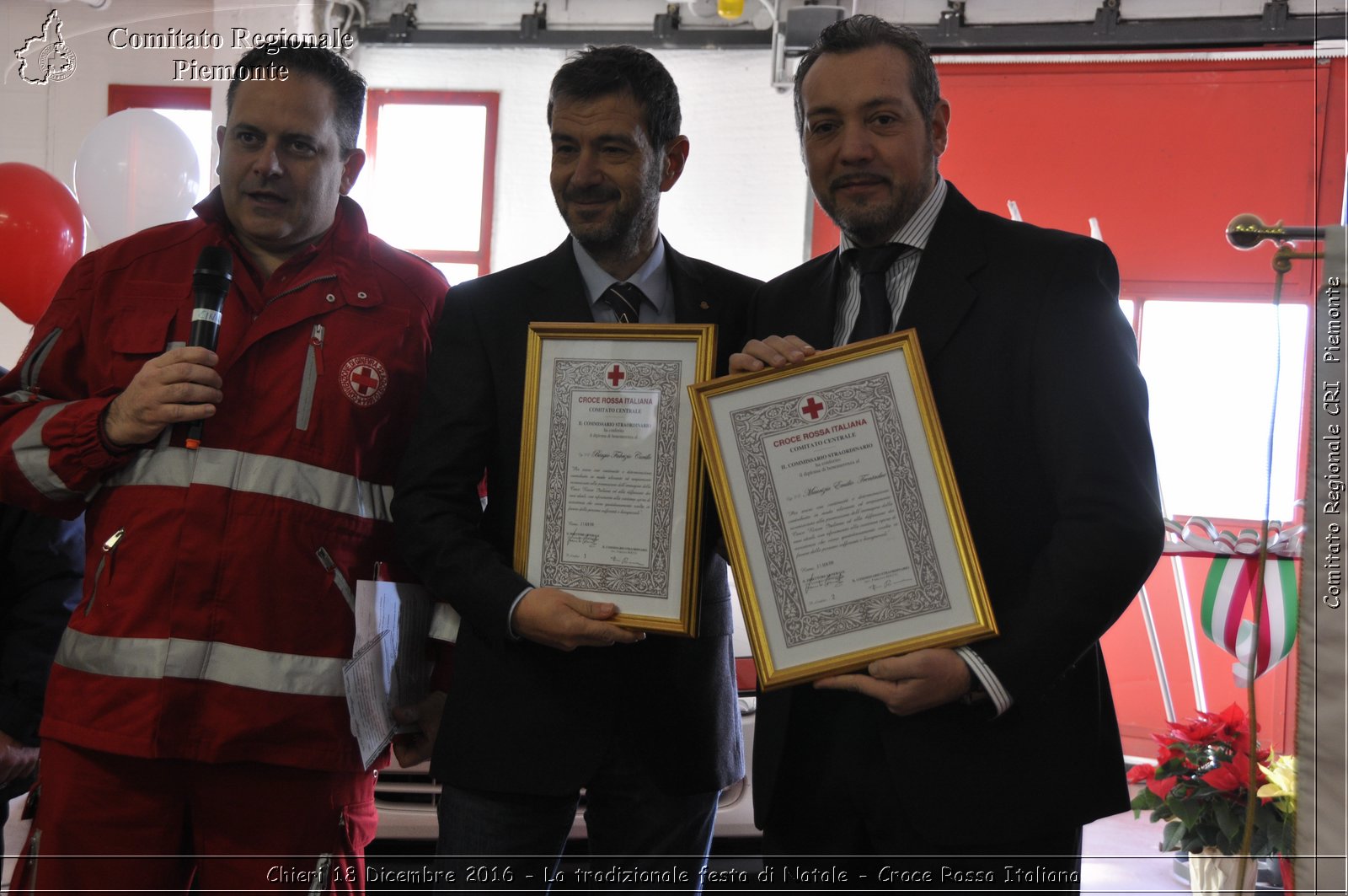 Chieri 18 Dicembre 2016 - La tradizionale festa di Natale - Croce Rossa Italiana- Comitato Regionale del Piemonte