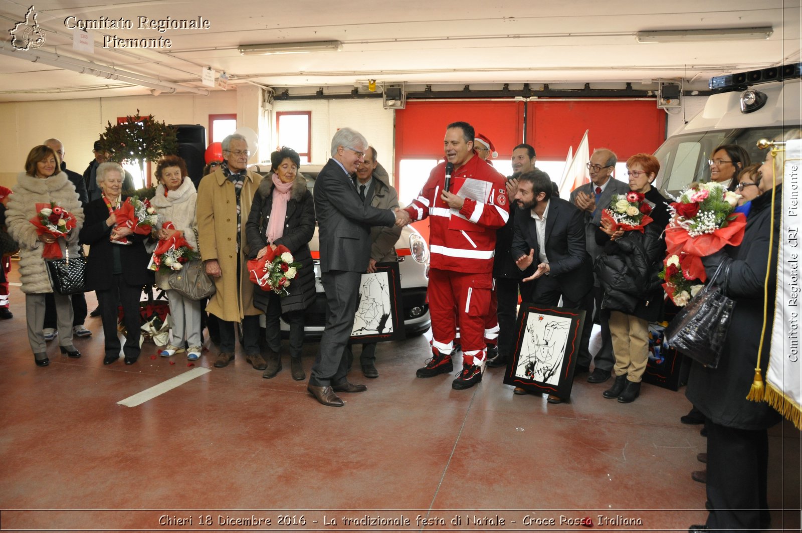 Chieri 18 Dicembre 2016 - La tradizionale festa di Natale - Croce Rossa Italiana- Comitato Regionale del Piemonte