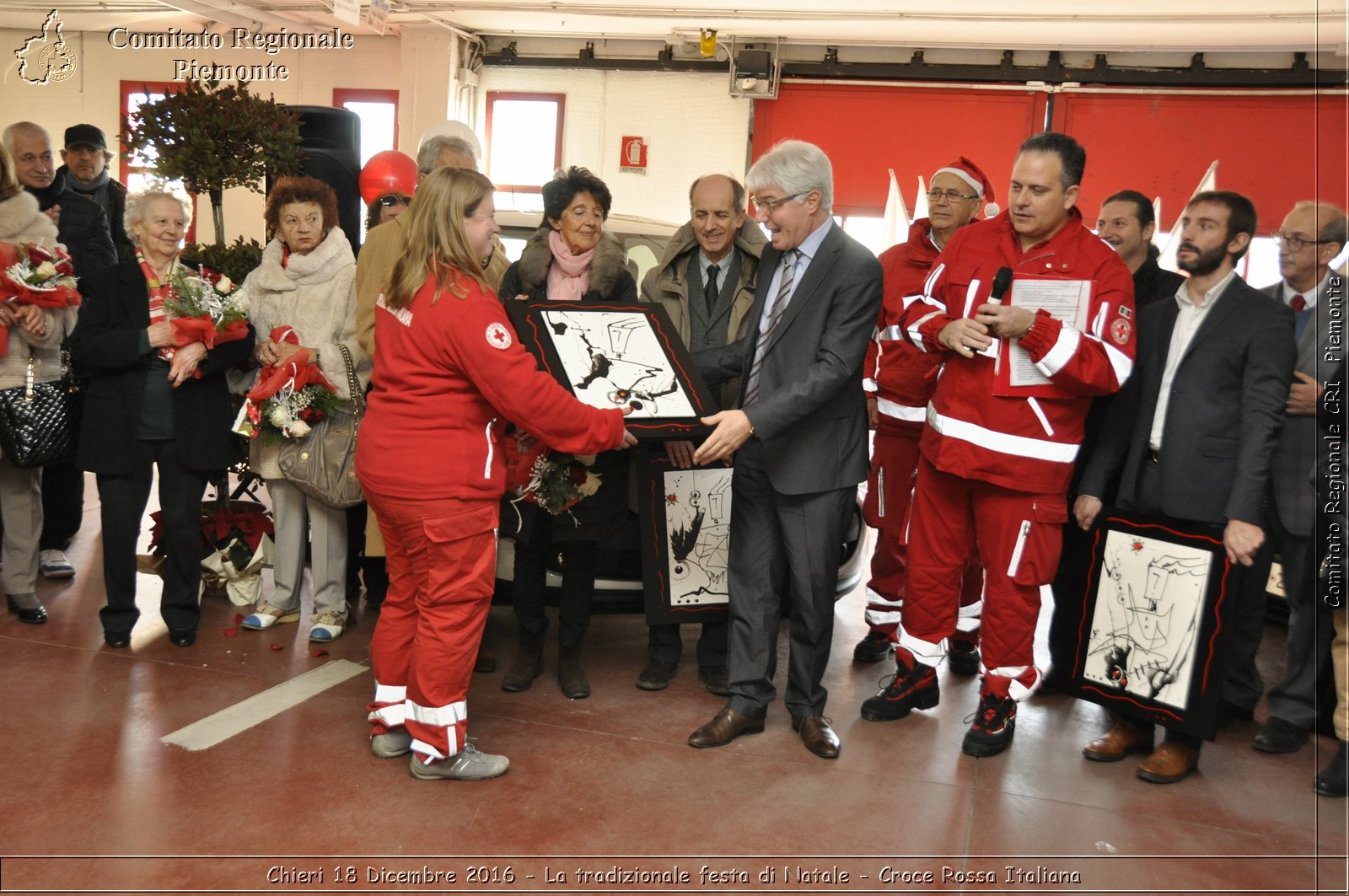 Chieri 18 Dicembre 2016 - La tradizionale festa di Natale - Croce Rossa Italiana- Comitato Regionale del Piemonte