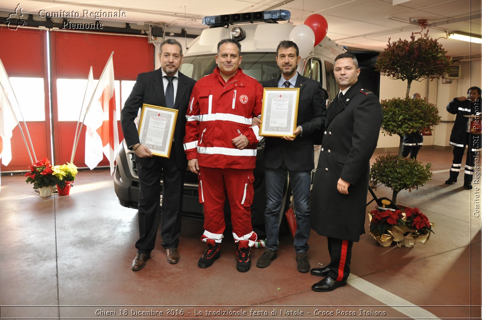 Chieri 18 Dicembre 2016 - La tradizionale festa di Natale - Croce Rossa Italiana- Comitato Regionale del Piemonte