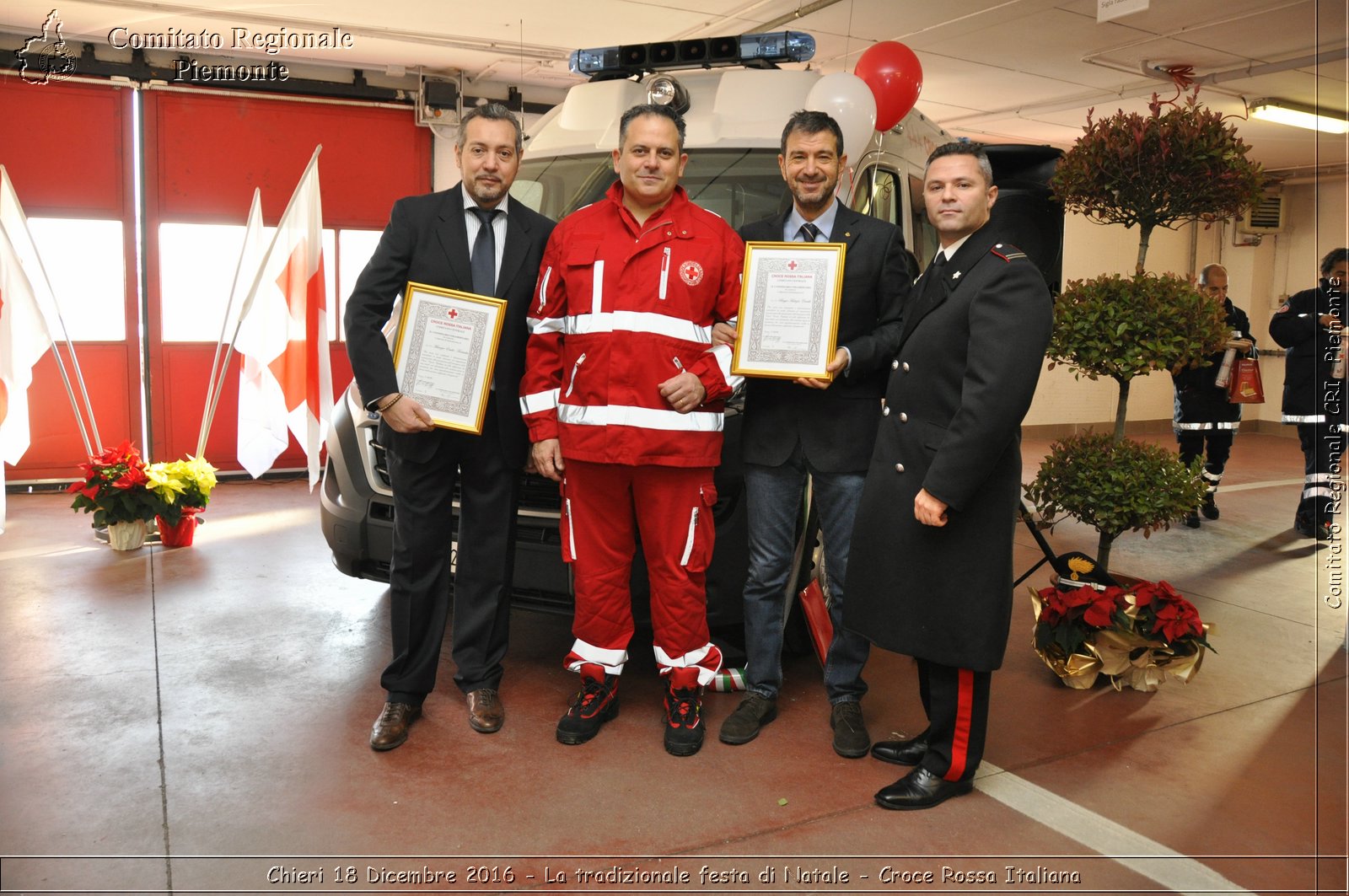 Chieri 18 Dicembre 2016 - La tradizionale festa di Natale - Croce Rossa Italiana- Comitato Regionale del Piemonte