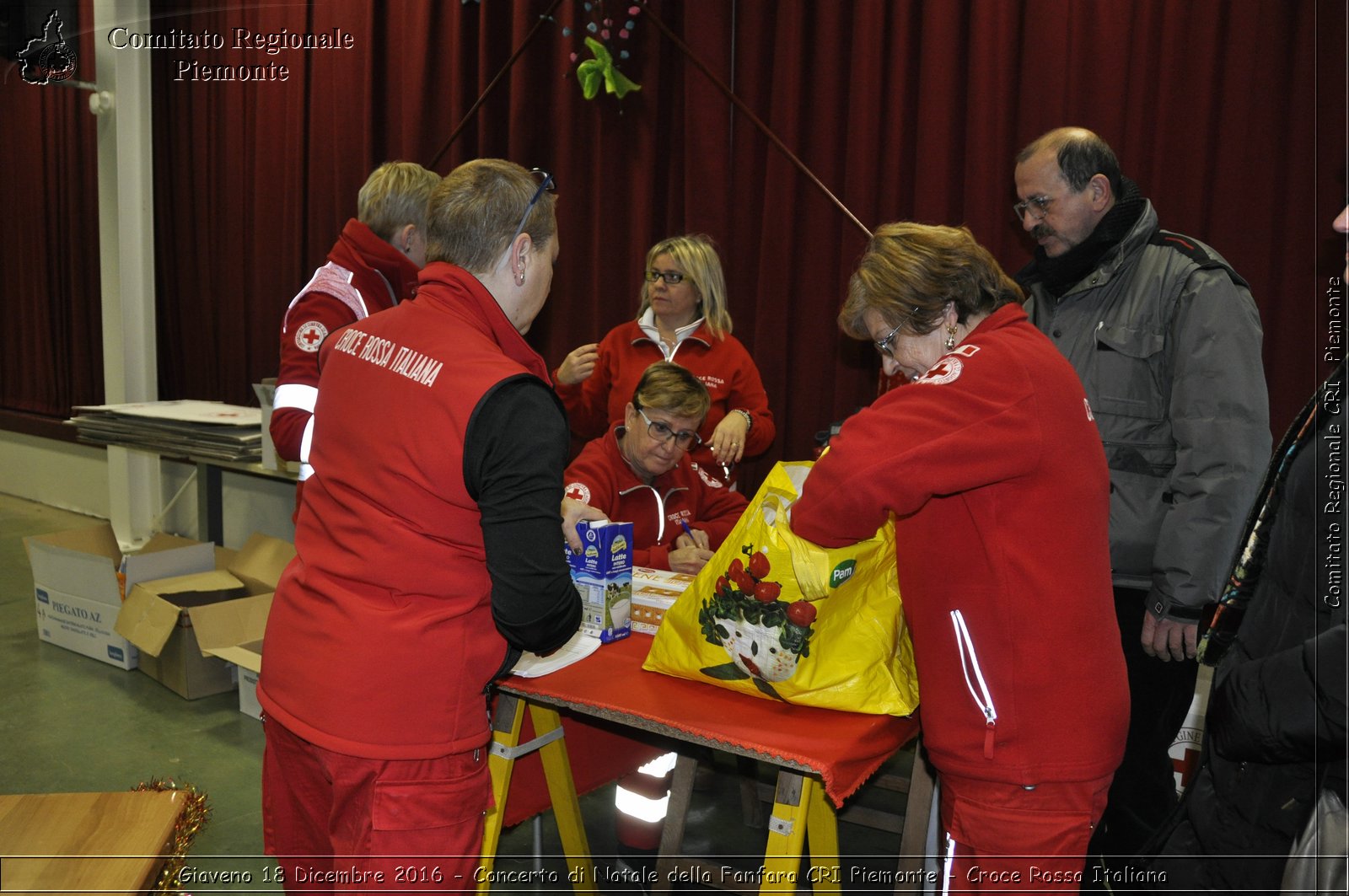 Giaveno 18 Dicembre 2016 - Concerto di Natale della Fanfara CRI Piemonte - Croce Rossa Italiana- Comitato Regionale del Piemonte