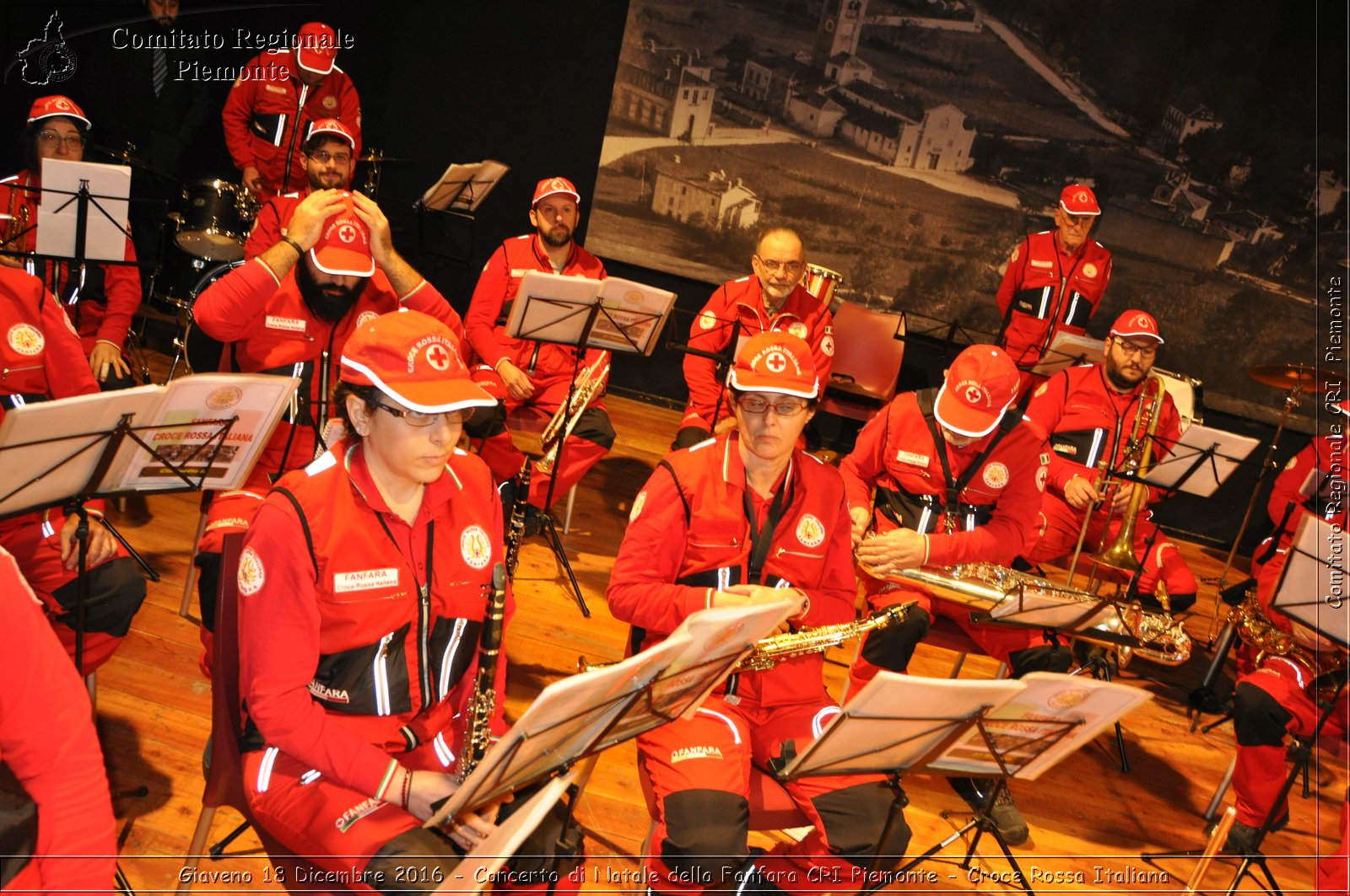 Giaveno 18 Dicembre 2016 - Concerto di Natale della Fanfara CRI Piemonte - Croce Rossa Italiana- Comitato Regionale del Piemonte