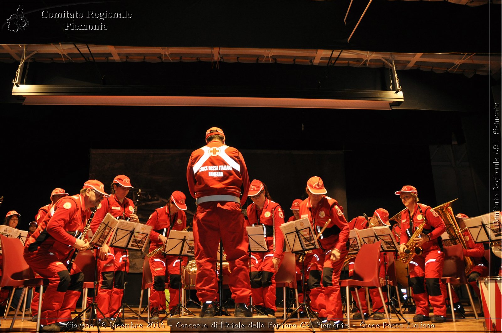 Giaveno 18 Dicembre 2016 - Concerto di Natale della Fanfara CRI Piemonte - Croce Rossa Italiana- Comitato Regionale del Piemonte