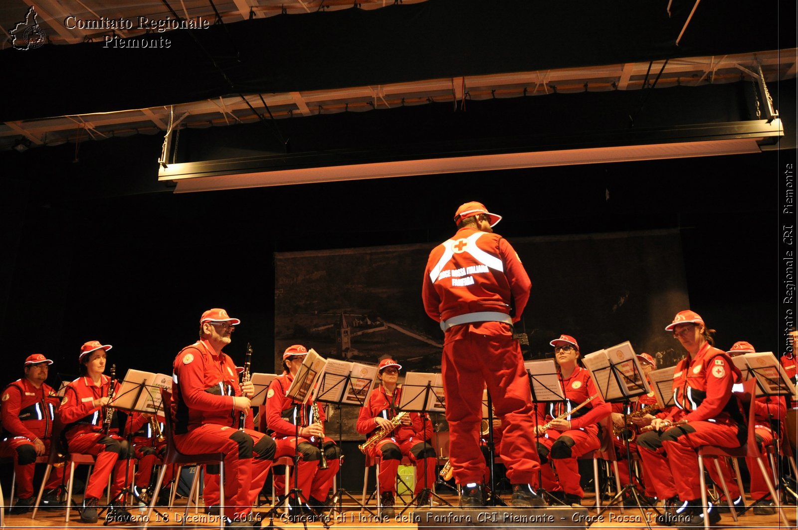 Giaveno 18 Dicembre 2016 - Concerto di Natale della Fanfara CRI Piemonte - Croce Rossa Italiana- Comitato Regionale del Piemonte