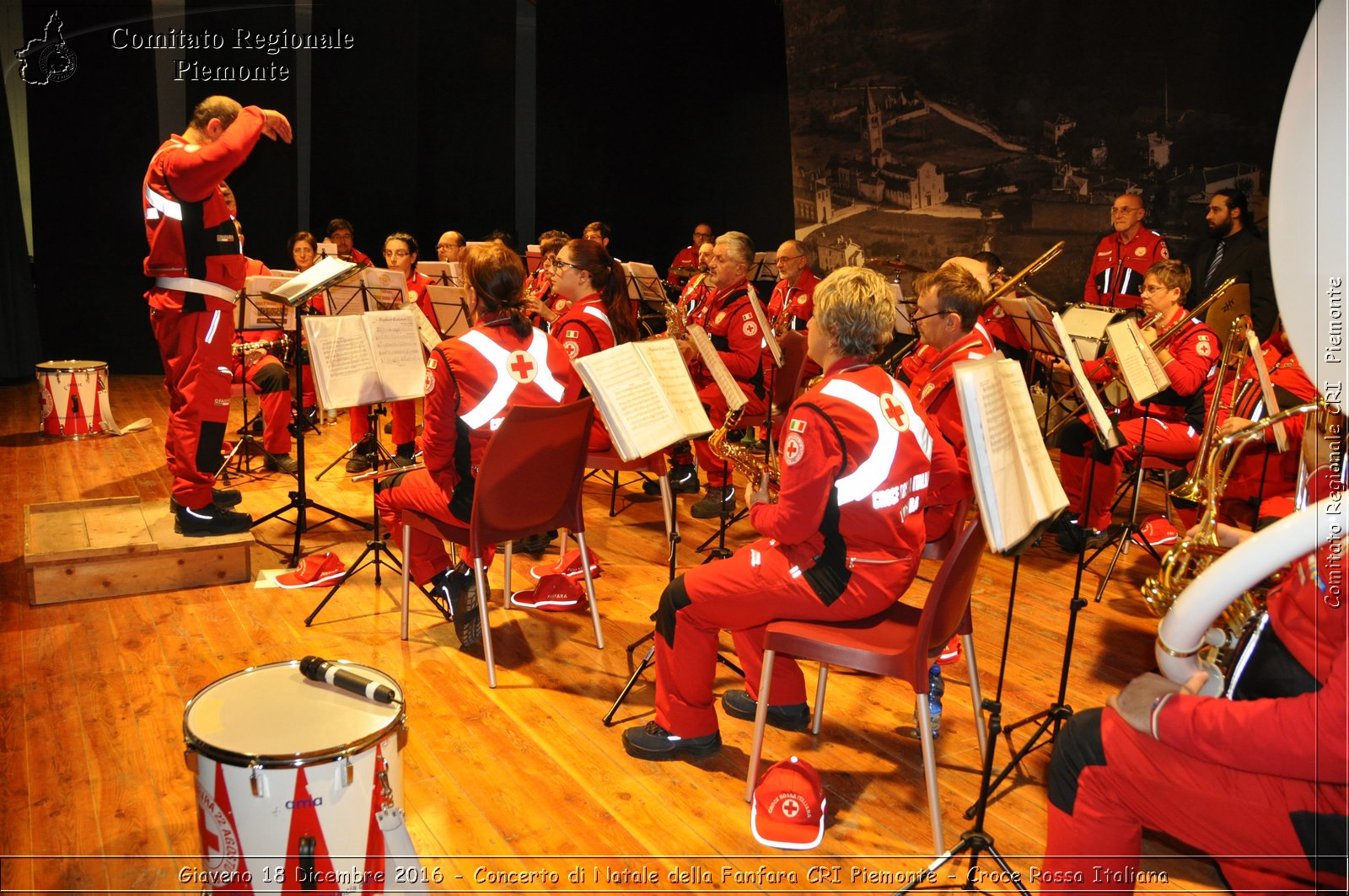 Giaveno 18 Dicembre 2016 - Concerto di Natale della Fanfara CRI Piemonte - Croce Rossa Italiana- Comitato Regionale del Piemonte