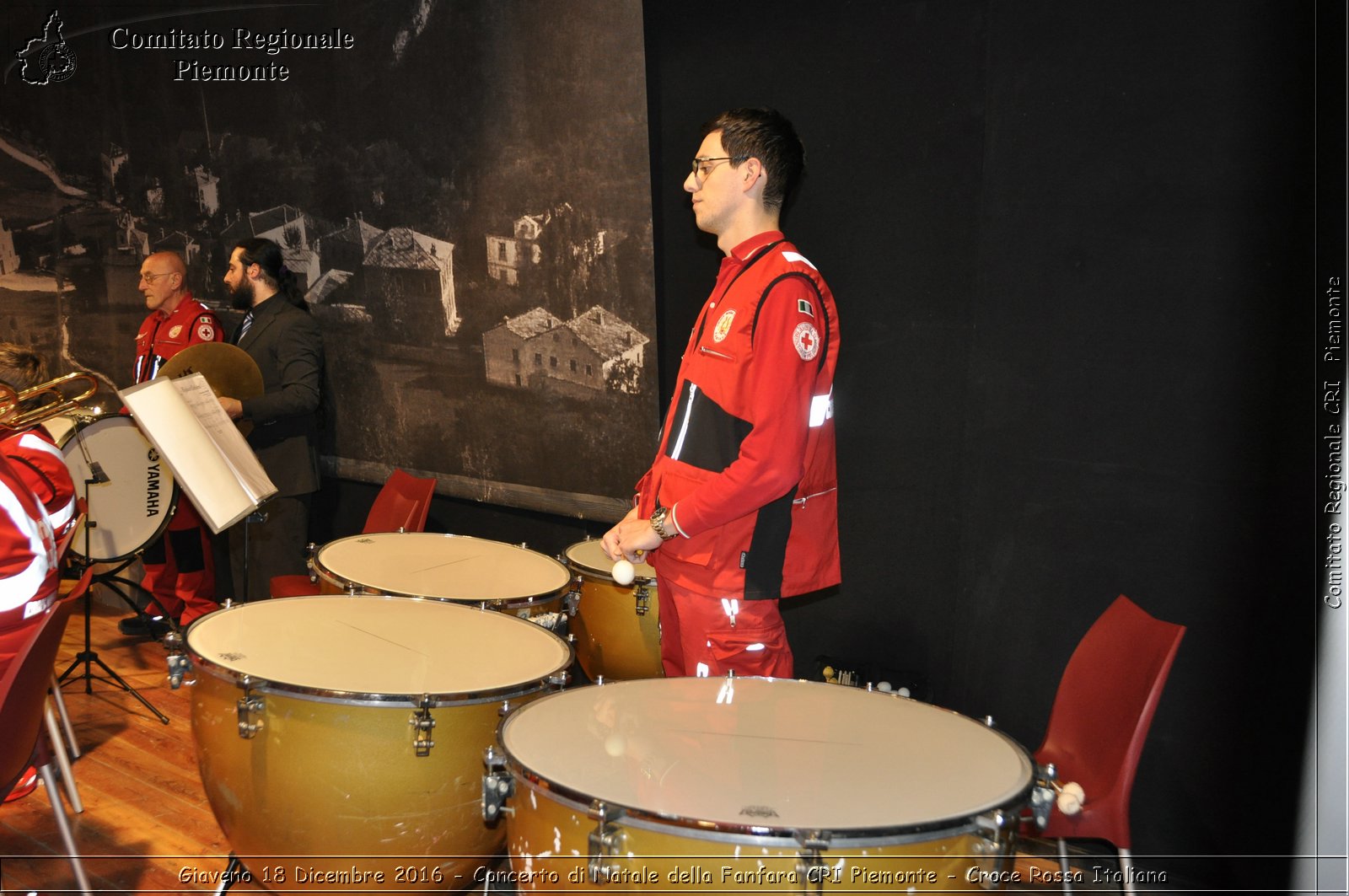 Giaveno 18 Dicembre 2016 - Concerto di Natale della Fanfara CRI Piemonte - Croce Rossa Italiana- Comitato Regionale del Piemonte