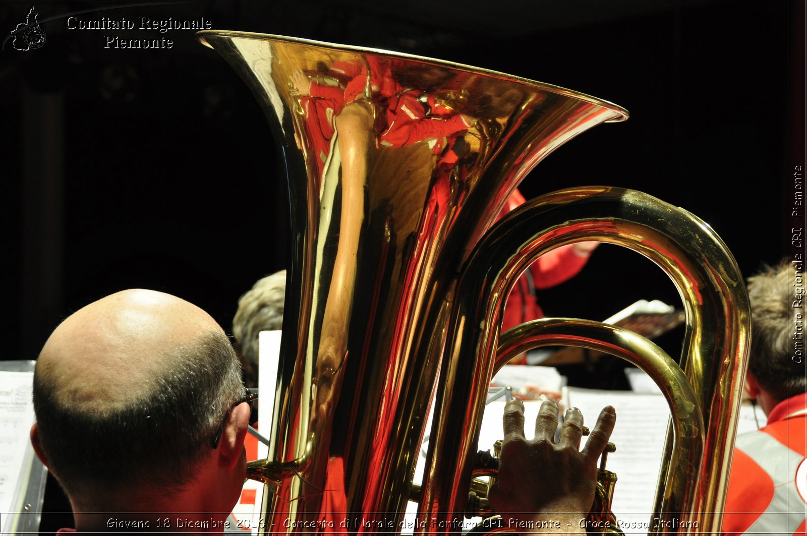 Giaveno 18 Dicembre 2016 - Concerto di Natale della Fanfara CRI Piemonte - Croce Rossa Italiana- Comitato Regionale del Piemonte