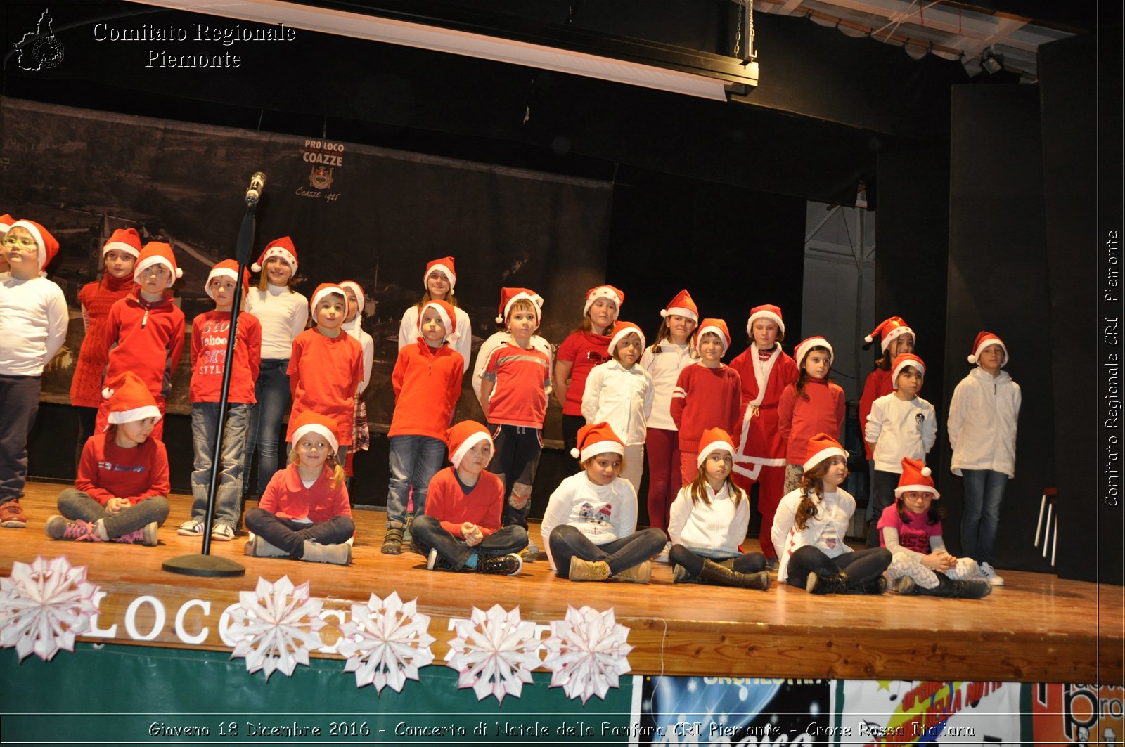 Giaveno 18 Dicembre 2016 - Concerto di Natale della Fanfara CRI Piemonte - Croce Rossa Italiana- Comitato Regionale del Piemonte