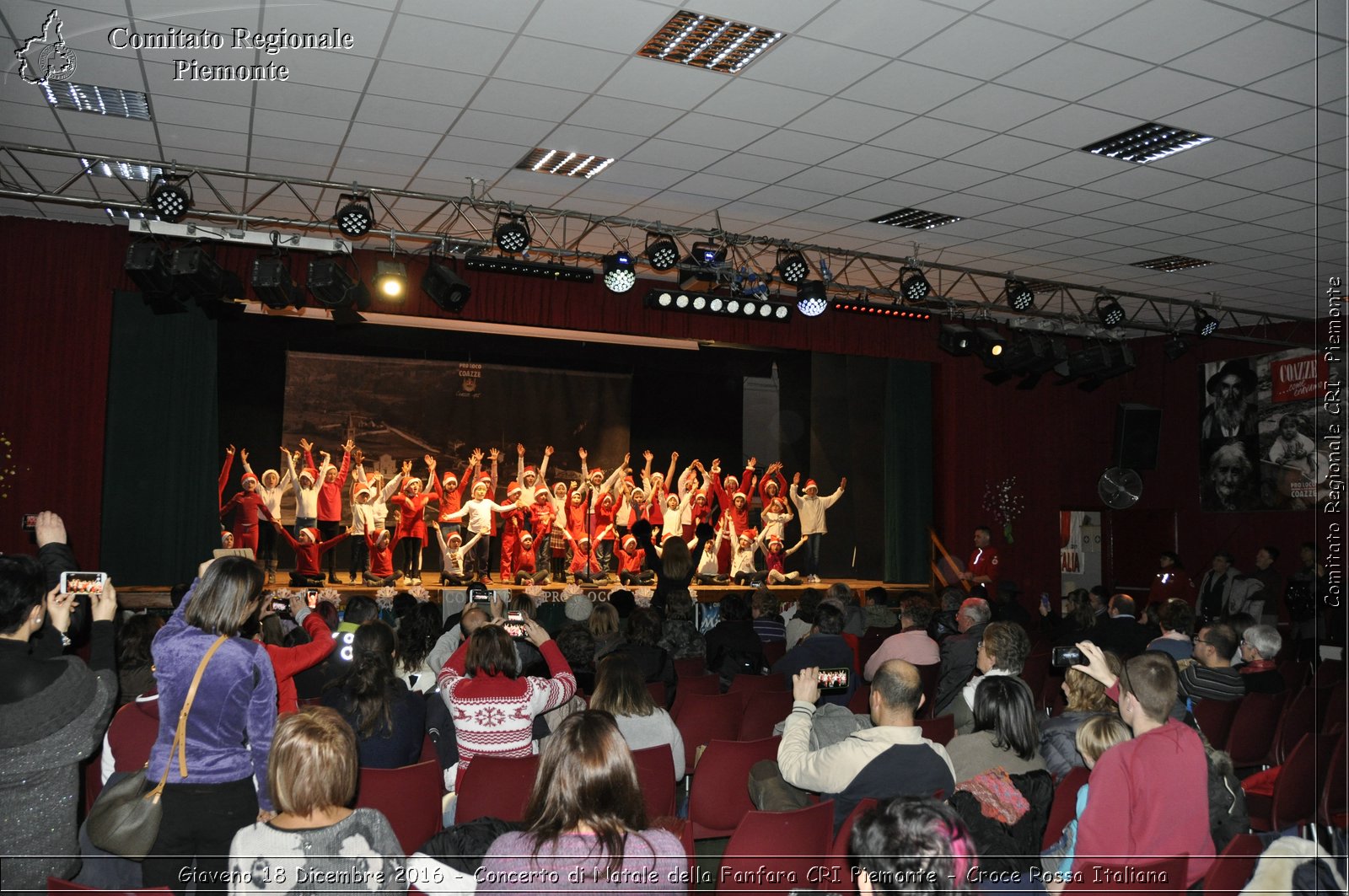 Giaveno 18 Dicembre 2016 - Concerto di Natale della Fanfara CRI Piemonte - Croce Rossa Italiana- Comitato Regionale del Piemonte