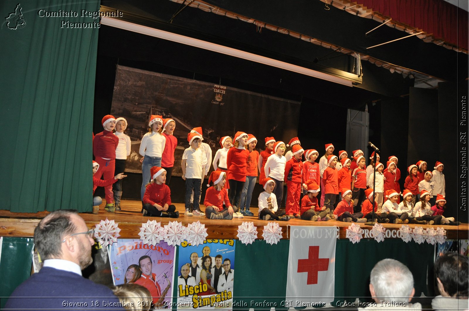 Giaveno 18 Dicembre 2016 - Concerto di Natale della Fanfara CRI Piemonte - Croce Rossa Italiana- Comitato Regionale del Piemonte