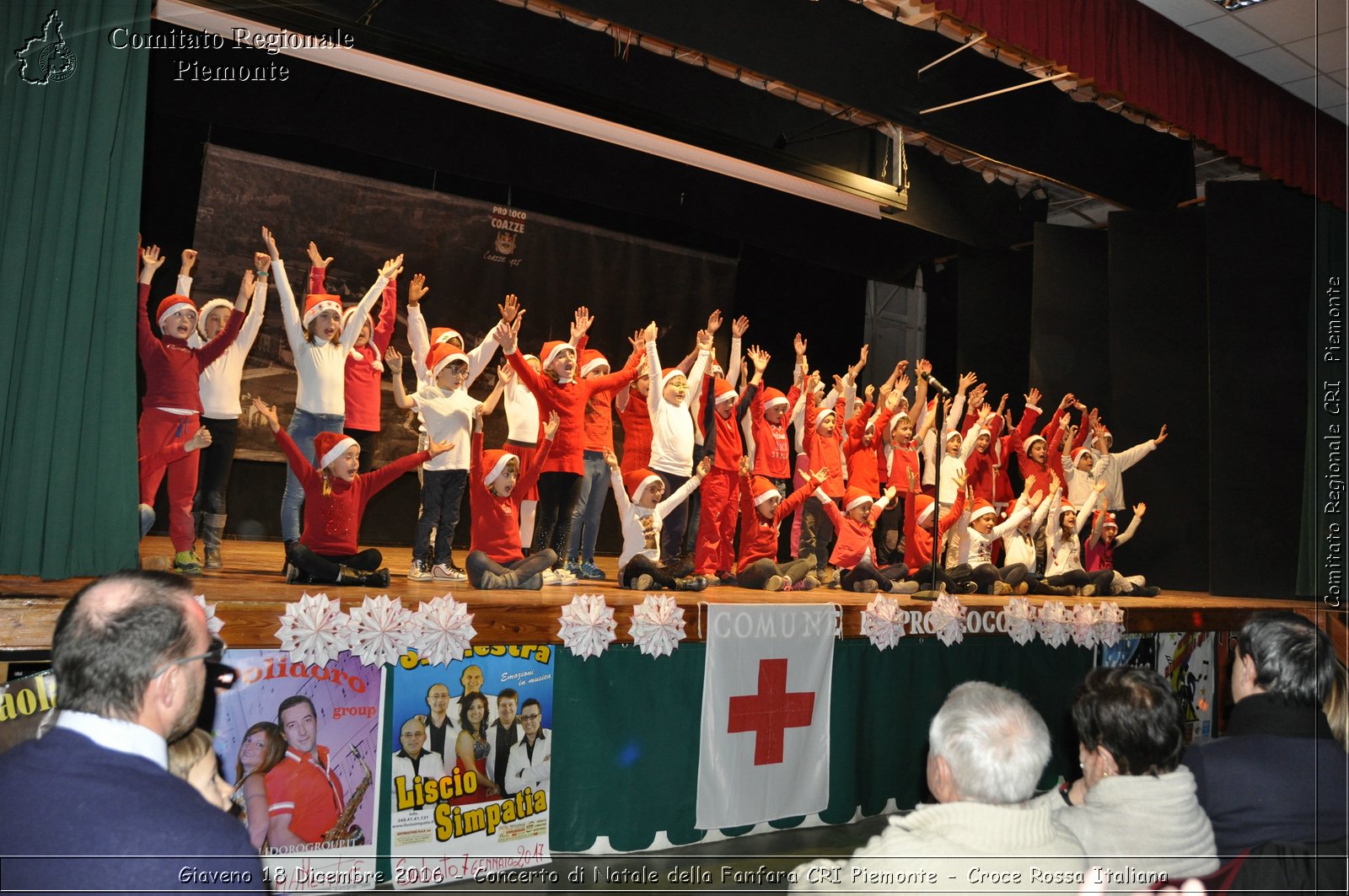 Giaveno 18 Dicembre 2016 - Concerto di Natale della Fanfara CRI Piemonte - Croce Rossa Italiana- Comitato Regionale del Piemonte