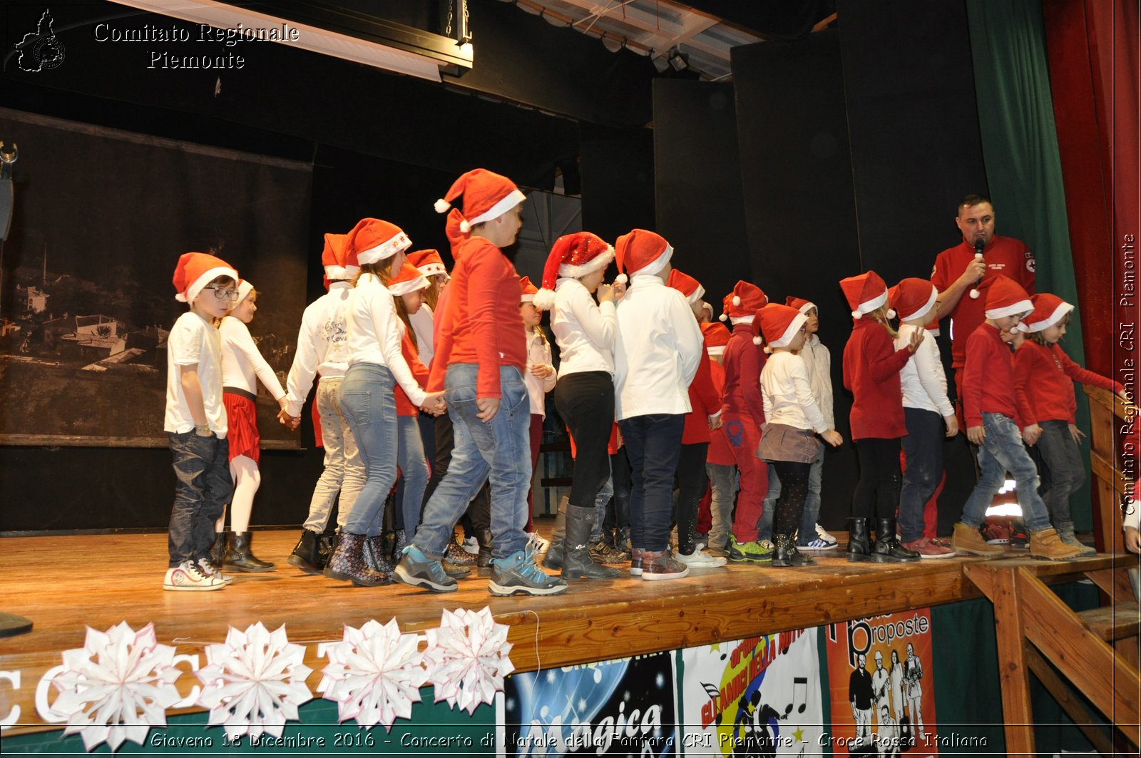 Giaveno 18 Dicembre 2016 - Concerto di Natale della Fanfara CRI Piemonte - Croce Rossa Italiana- Comitato Regionale del Piemonte