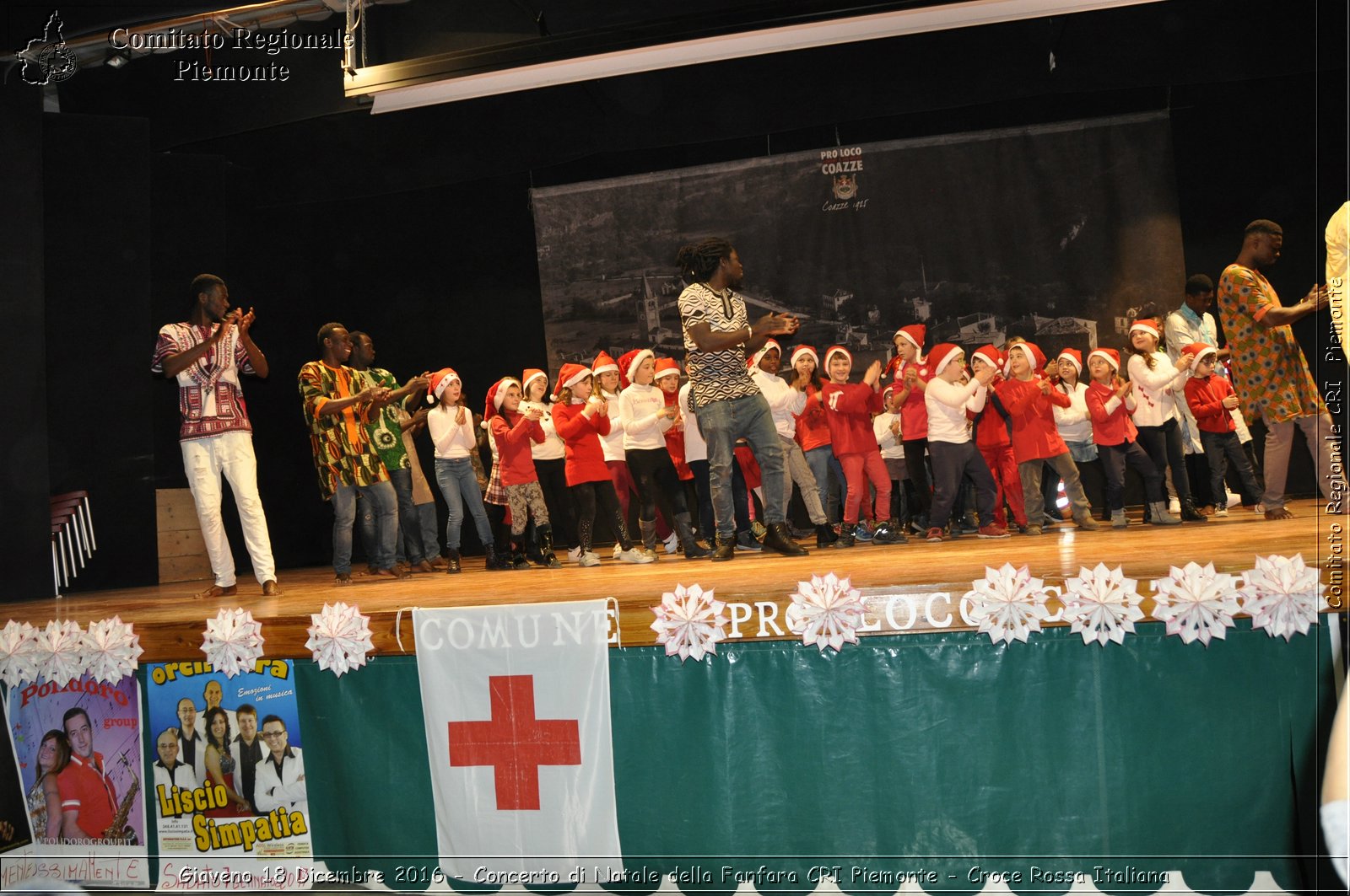 Giaveno 18 Dicembre 2016 - Concerto di Natale della Fanfara CRI Piemonte - Croce Rossa Italiana- Comitato Regionale del Piemonte