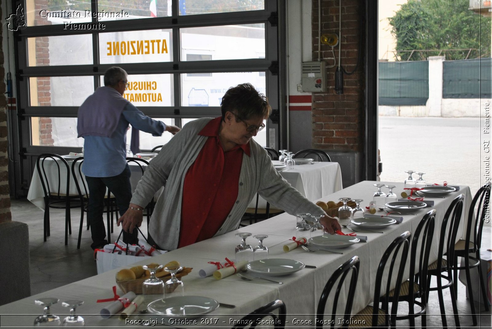 Racconigi 1 Ottobre 2017 - Pranzo Sociale - Croce Rossa Italiana- Comitato Regionale del Piemonte