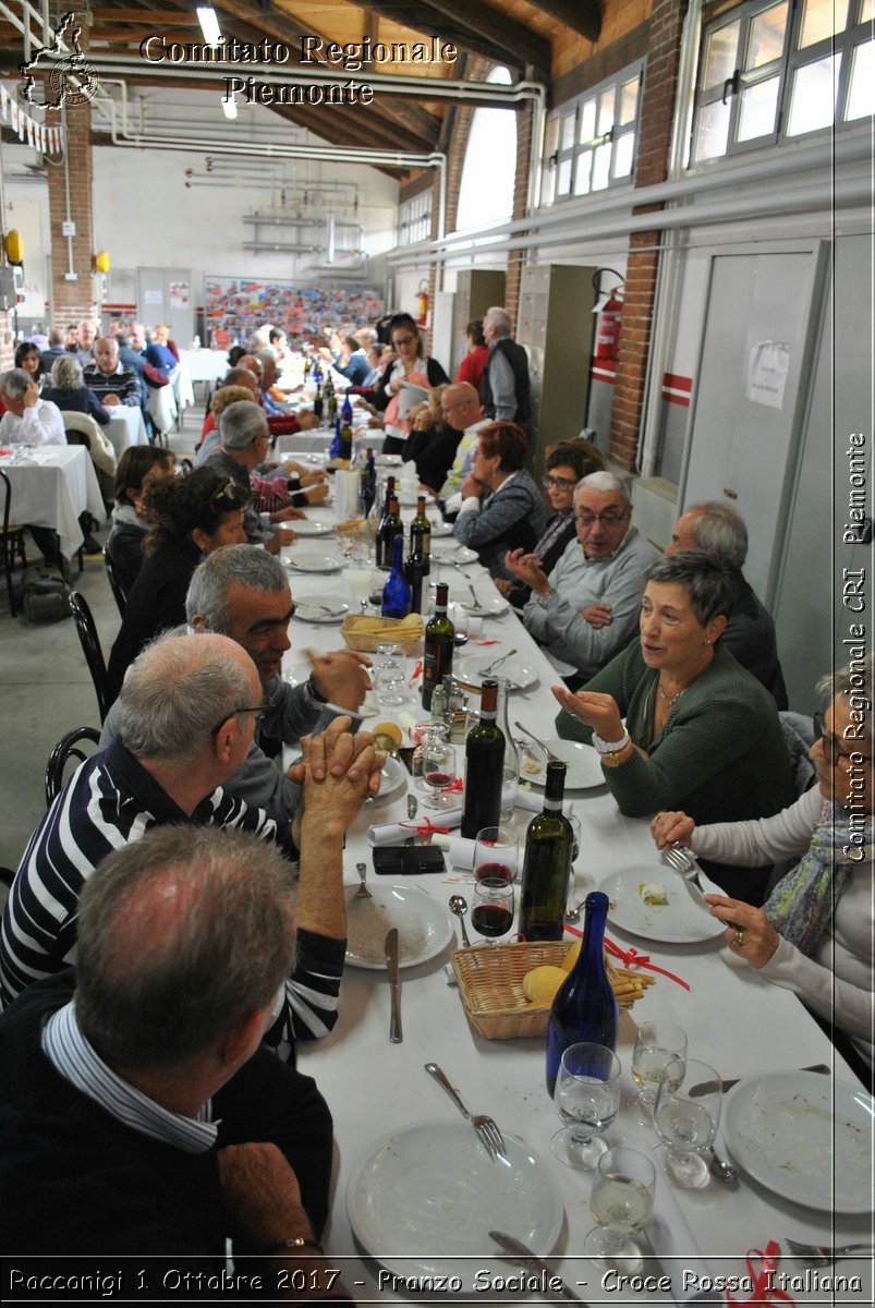 Racconigi 1 Ottobre 2017 - Pranzo Sociale - Croce Rossa Italiana- Comitato Regionale del Piemonte