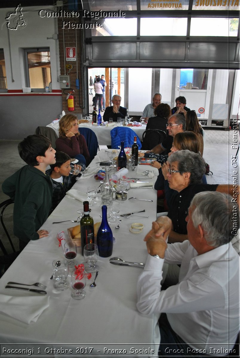 Racconigi 1 Ottobre 2017 - Pranzo Sociale - Croce Rossa Italiana- Comitato Regionale del Piemonte