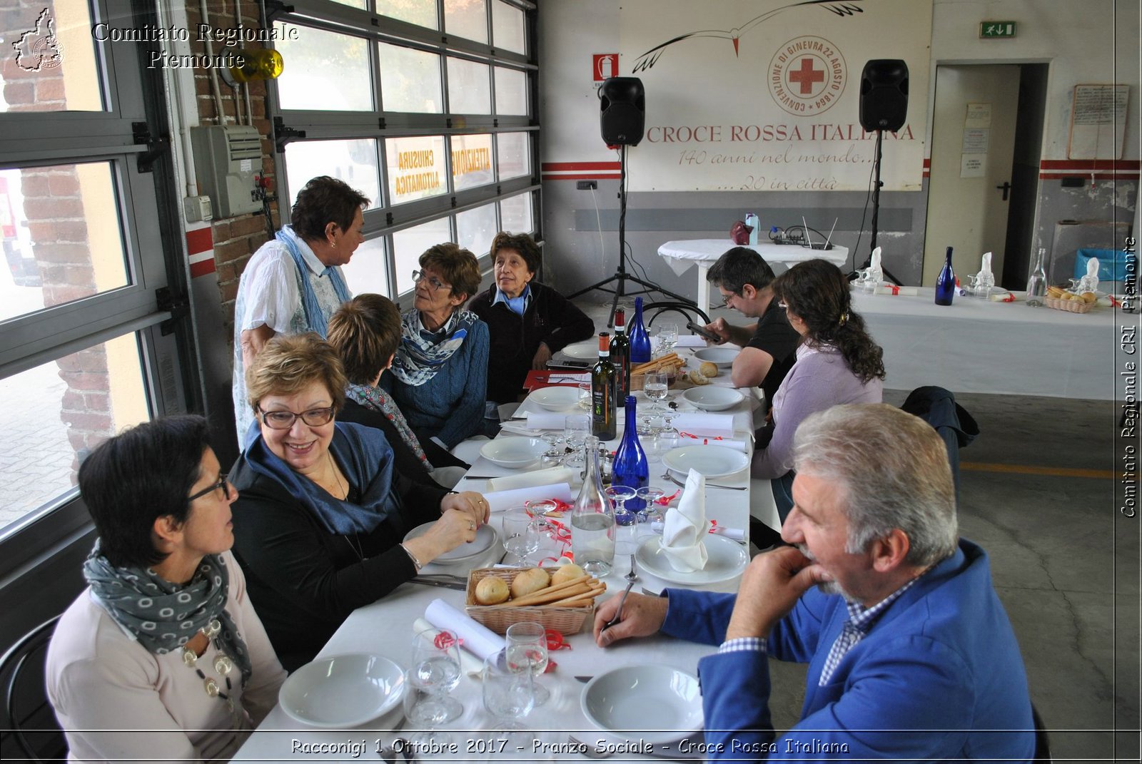 Racconigi 1 Ottobre 2017 - Pranzo Sociale - Croce Rossa Italiana- Comitato Regionale del Piemonte