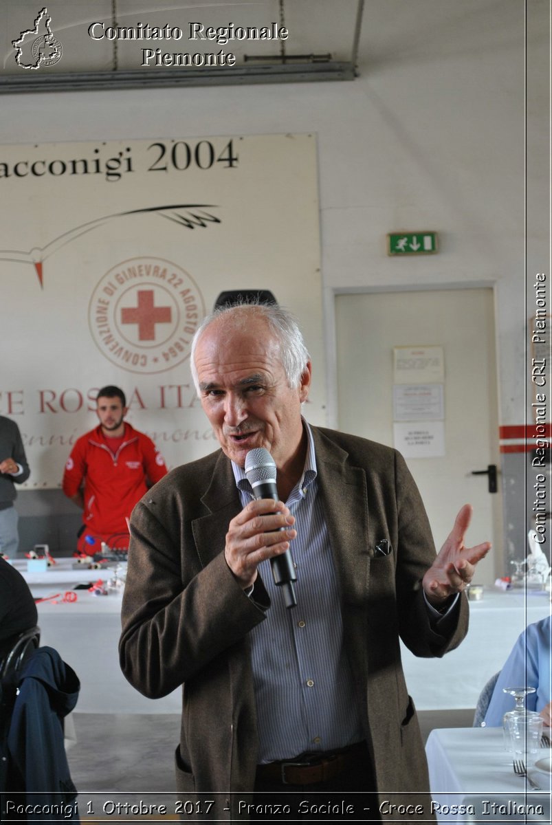 Racconigi 1 Ottobre 2017 - Pranzo Sociale - Croce Rossa Italiana- Comitato Regionale del Piemonte