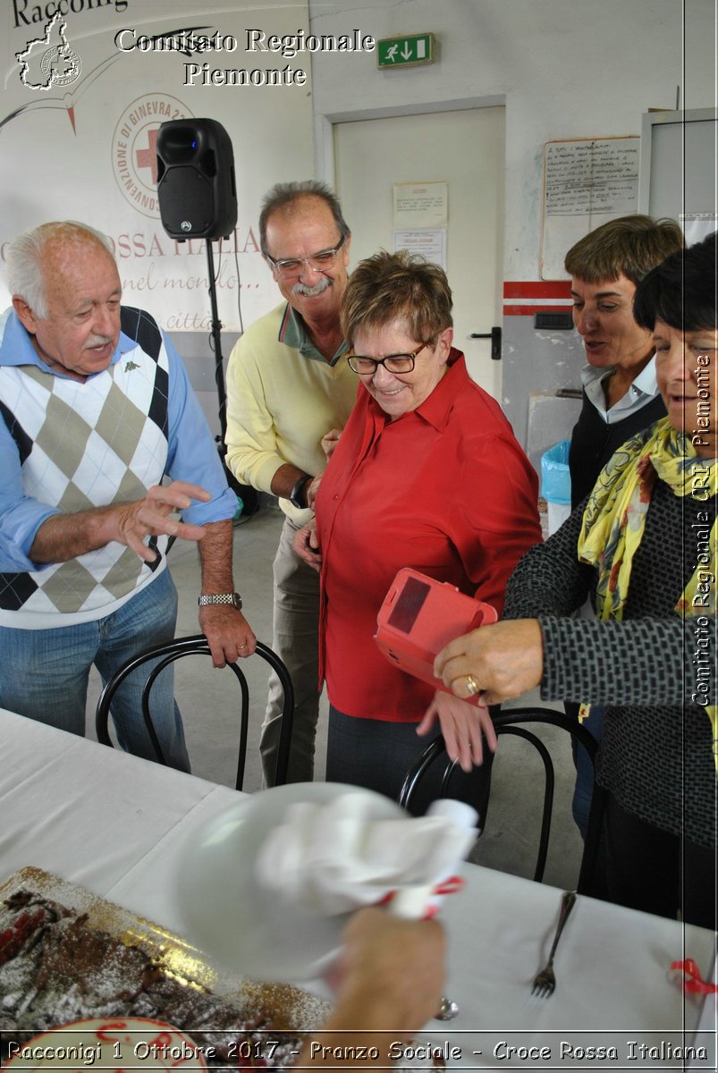 Racconigi 1 Ottobre 2017 - Pranzo Sociale - Croce Rossa Italiana- Comitato Regionale del Piemonte