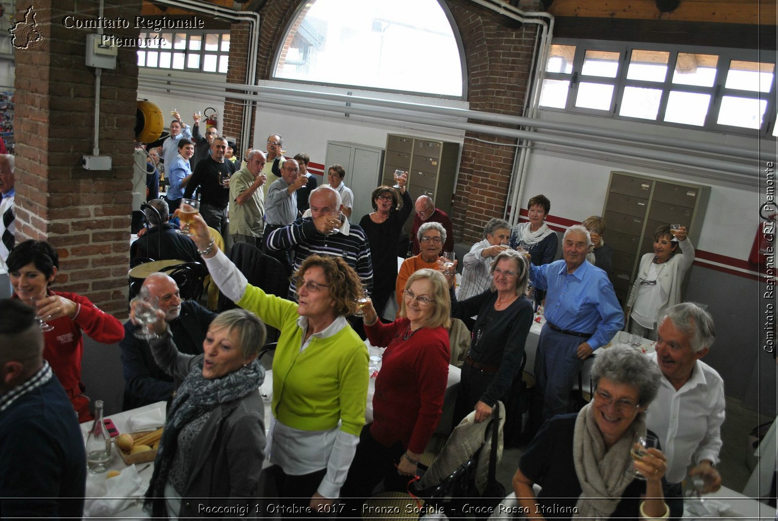 Racconigi 1 Ottobre 2017 - Pranzo Sociale - Croce Rossa Italiana- Comitato Regionale del Piemonte