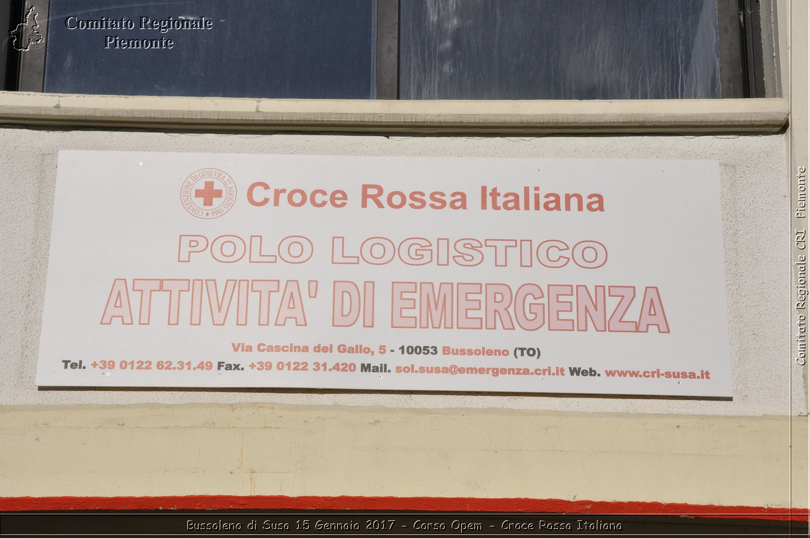 Bussoleno di Susa 15 Gennaio 2017 - Corso Opem - Croce Rossa Italiana- Comitato Regionale del Piemonte