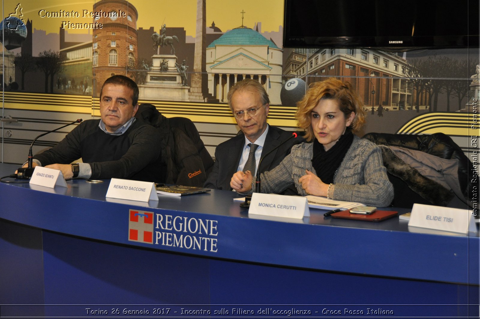 Torino 26 Gennaio 2017 - Incontro sulla filiera dell'accoglienza - Croce Rossa Italiana- Comitato Regionale del Piemonte