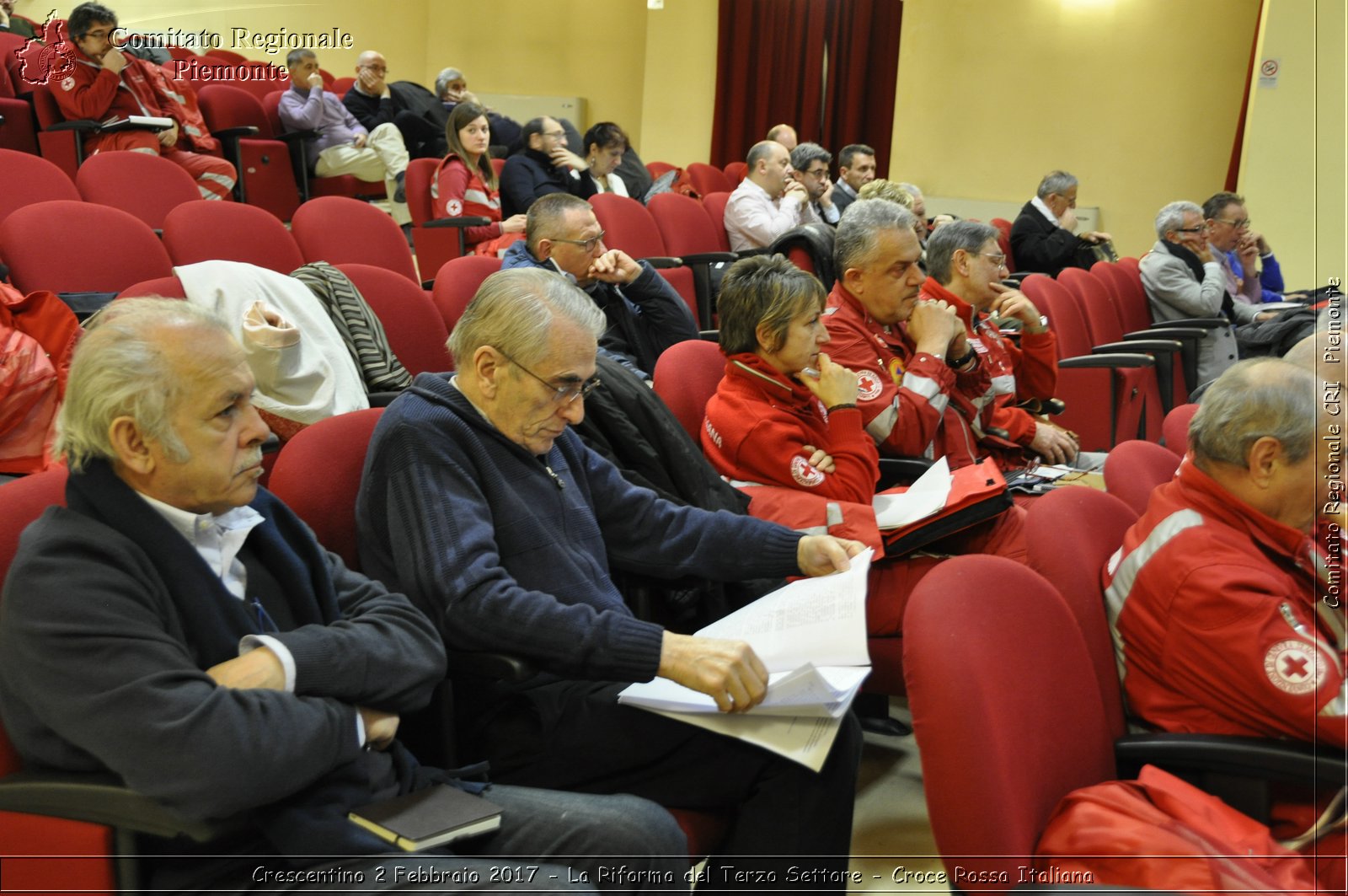 Crescentino 2 Febbraio 2017 - La Riforma del Terzo Settore - Croce Rossa Italiana- Comitato Regionale del Piemonte