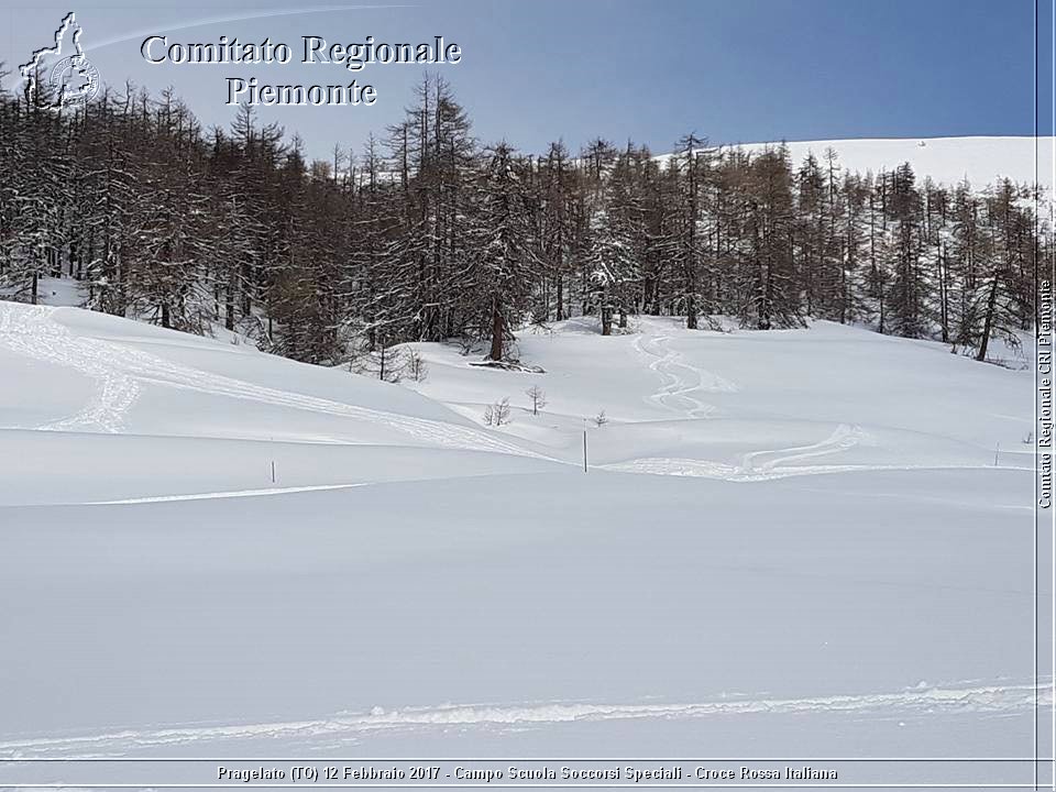 Pragelato (TO) 12 Febbraio 2017 - Campo Scuola Soccorsi Speciali - Croce Rossa Italiana - Comitato Regionale del Piemonte