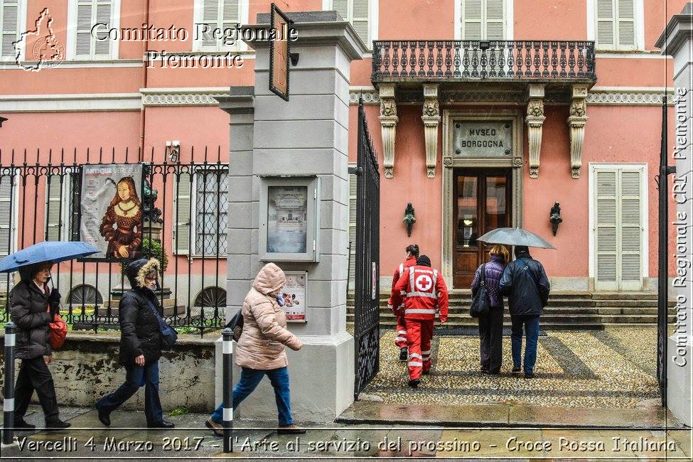 Vercelli 4 Marzo 2017 - l'Arte al servizio del prossimo - Croce Rossa Italiana- Comitato Regionale del Piemonte