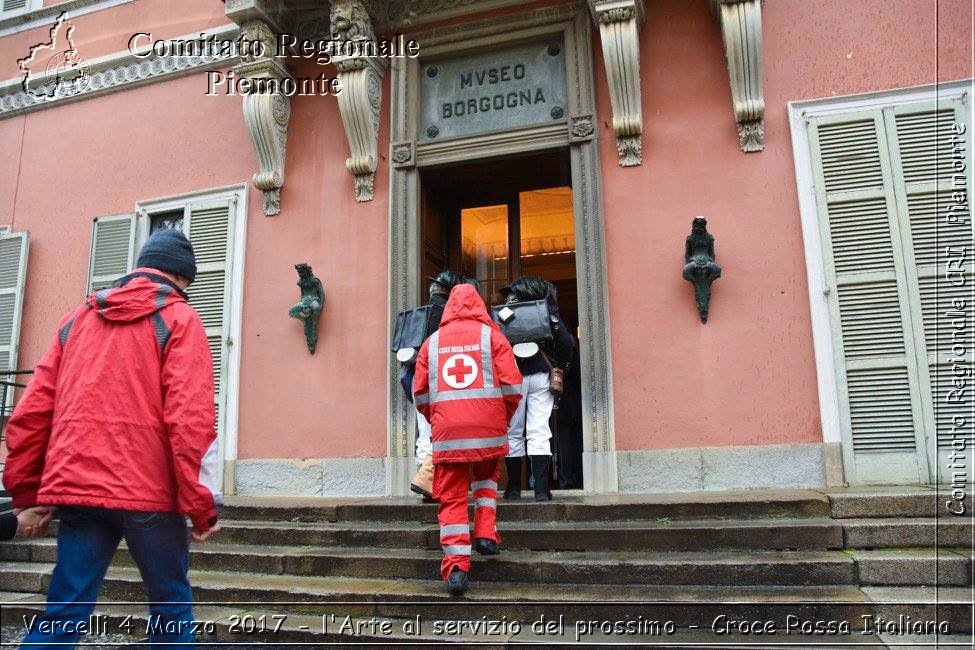 Vercelli 4 Marzo 2017 - l'Arte al servizio del prossimo - Croce Rossa Italiana- Comitato Regionale del Piemonte