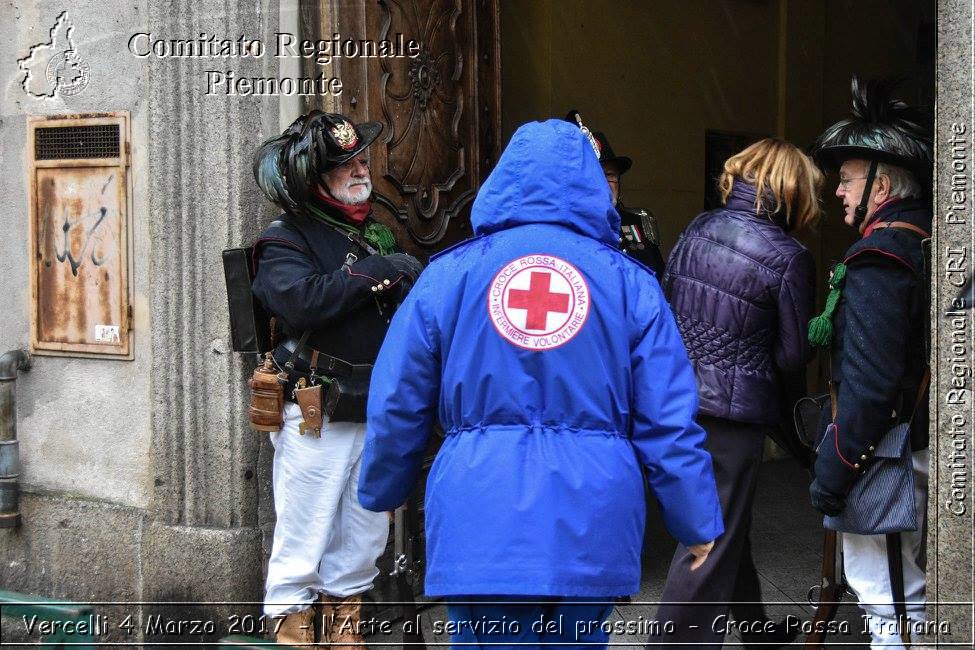 Vercelli 4 Marzo 2017 - l'Arte al servizio del prossimo - Croce Rossa Italiana- Comitato Regionale del Piemonte