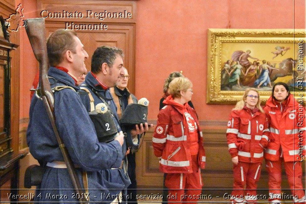 Vercelli 4 Marzo 2017 - l'Arte al servizio del prossimo - Croce Rossa Italiana- Comitato Regionale del Piemonte