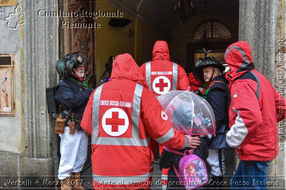 Vercelli 4 Marzo 2017 - l'Arte al servizio del prossimo - Croce Rossa Italiana- Comitato Regionale del Piemonte