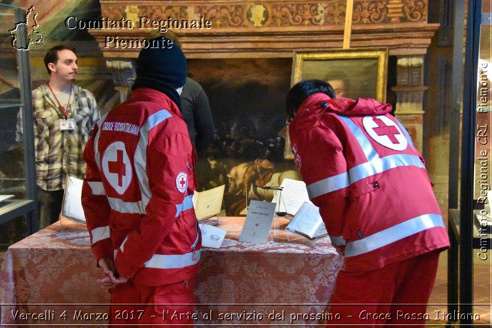 Vercelli 4 Marzo 2017 - l'Arte al servizio del prossimo - Croce Rossa Italiana- Comitato Regionale del Piemonte