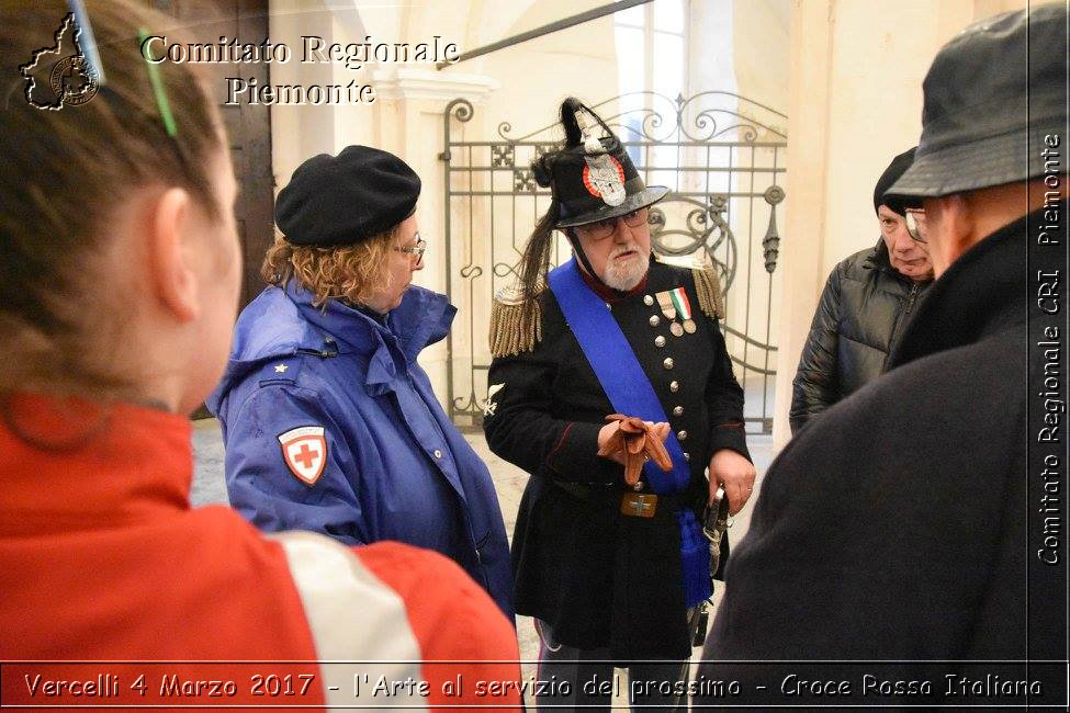 Vercelli 4 Marzo 2017 - l'Arte al servizio del prossimo - Croce Rossa Italiana- Comitato Regionale del Piemonte