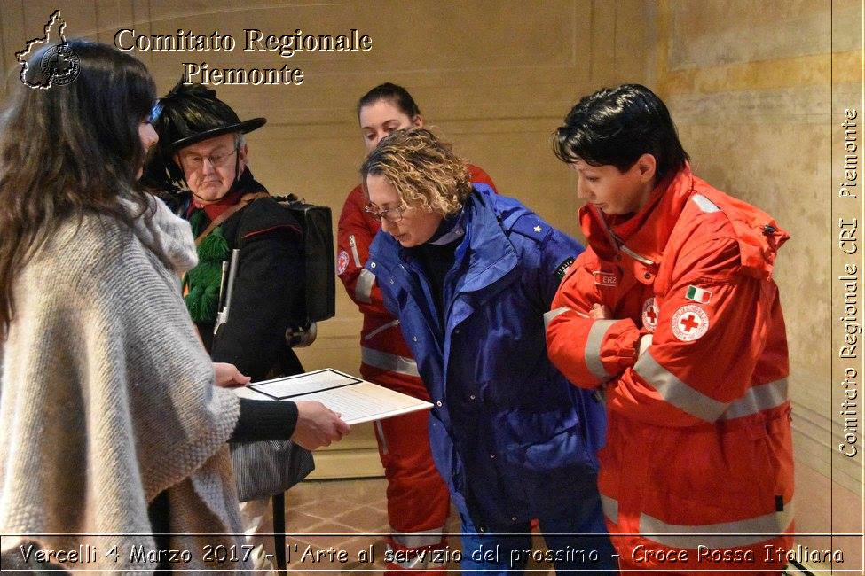 Vercelli 4 Marzo 2017 - l'Arte al servizio del prossimo - Croce Rossa Italiana- Comitato Regionale del Piemonte