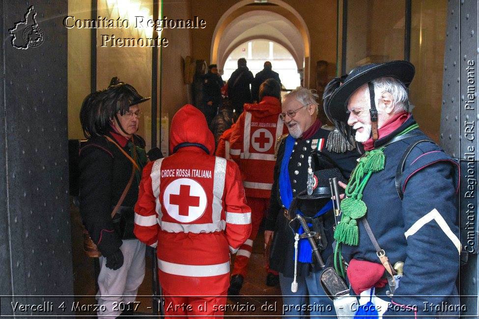 Vercelli 4 Marzo 2017 - l'Arte al servizio del prossimo - Croce Rossa Italiana- Comitato Regionale del Piemonte