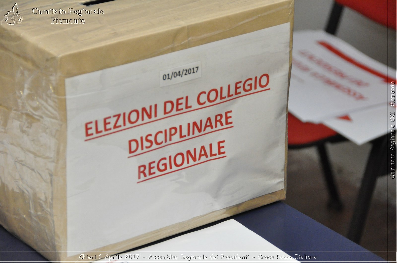Chieri 1 Aprile 2017 - Assemblea Regionale dei Presidenti - Croce Rossa Italiana- Comitato Regionale del Piemonte