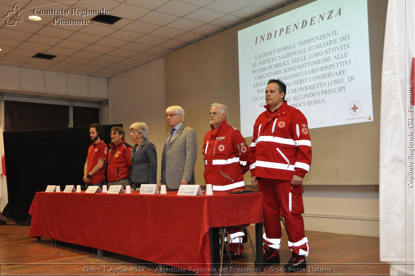 Chieri 1 Aprile 2017 - Assemblea Regionale dei Presidenti - Croce Rossa Italiana- Comitato Regionale del Piemonte