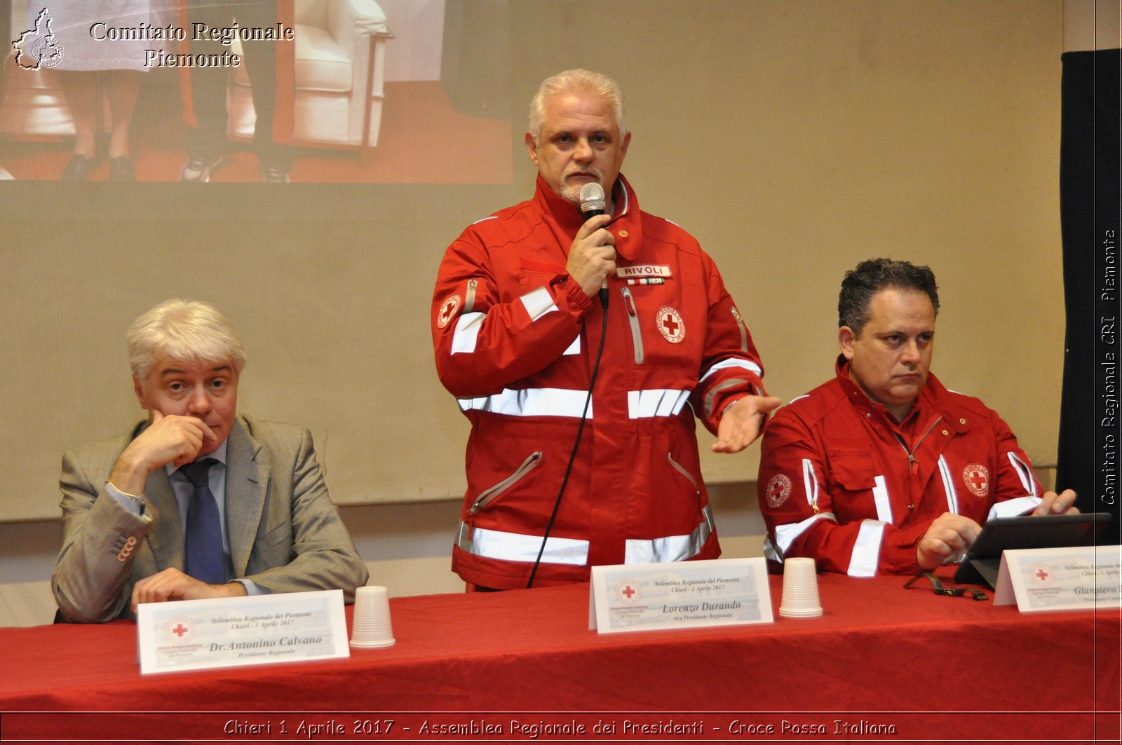 Chieri 1 Aprile 2017 - Assemblea Regionale dei Presidenti - Croce Rossa Italiana- Comitato Regionale del Piemonte