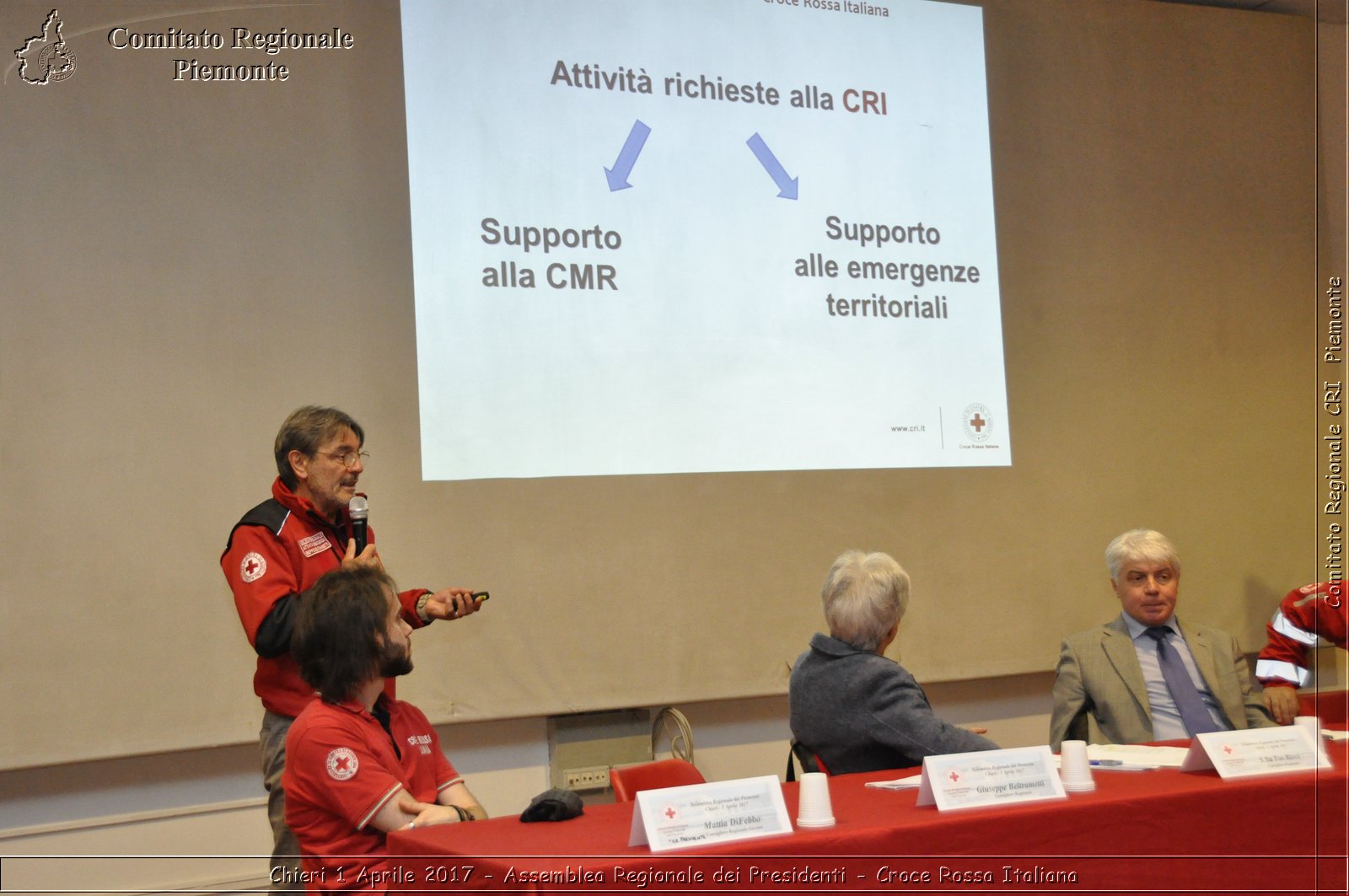 Chieri 1 Aprile 2017 - Assemblea Regionale dei Presidenti - Croce Rossa Italiana- Comitato Regionale del Piemonte