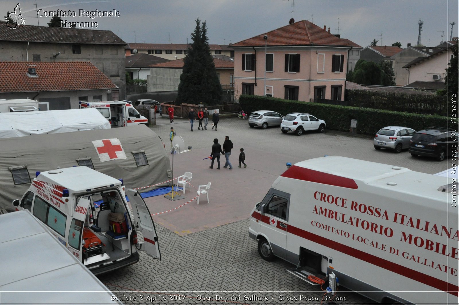 Galliate 2 Aprile 2017 - Open Day Cri Galliate - Croce Rossa Italiana- Comitato Regionale del Piemonte