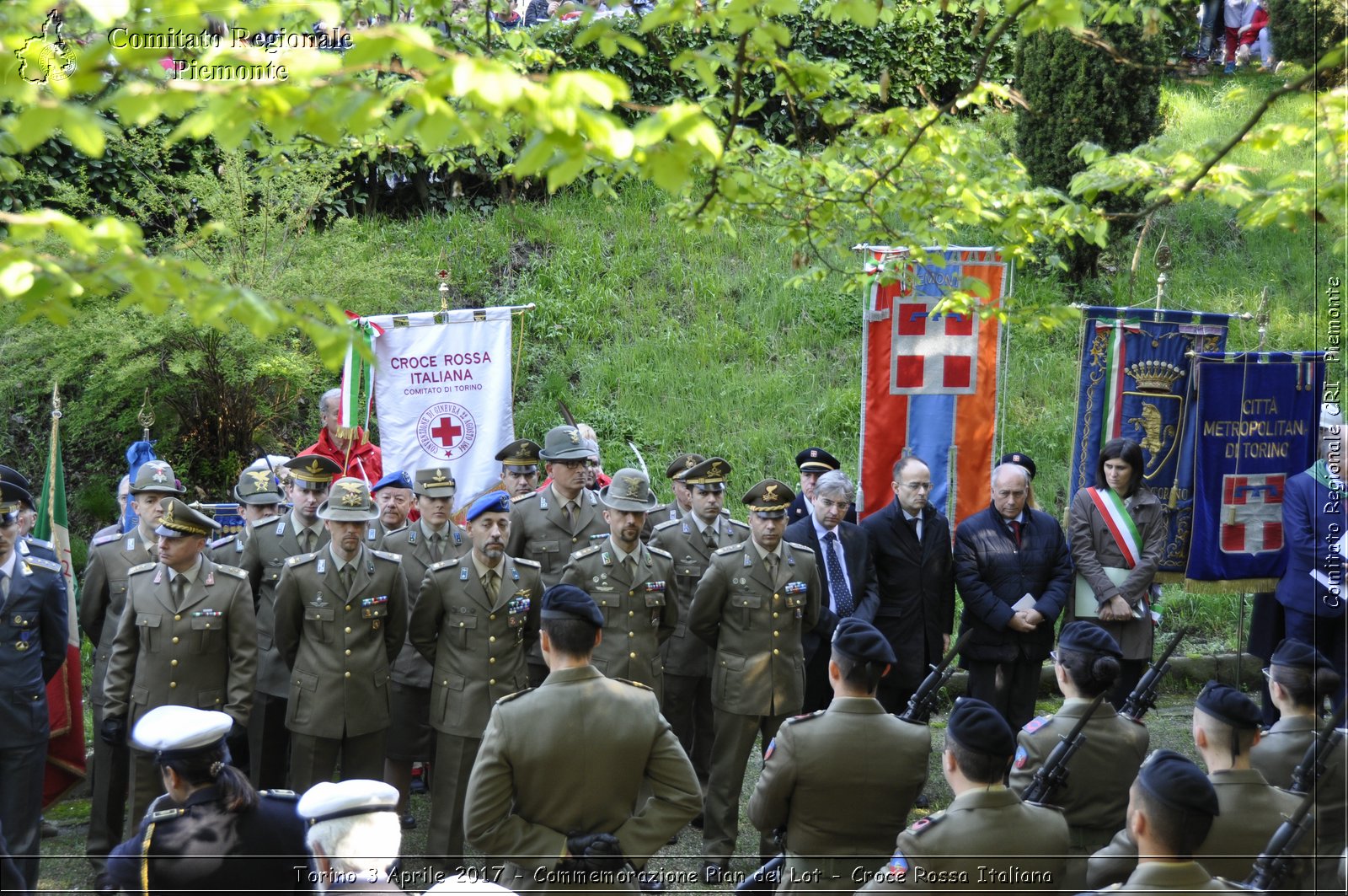 Torino 3 Aprile 2017 - Commemorazione Pian del Lot - Croce Rossa Italiana- Comitato Regionale del Piemonte
