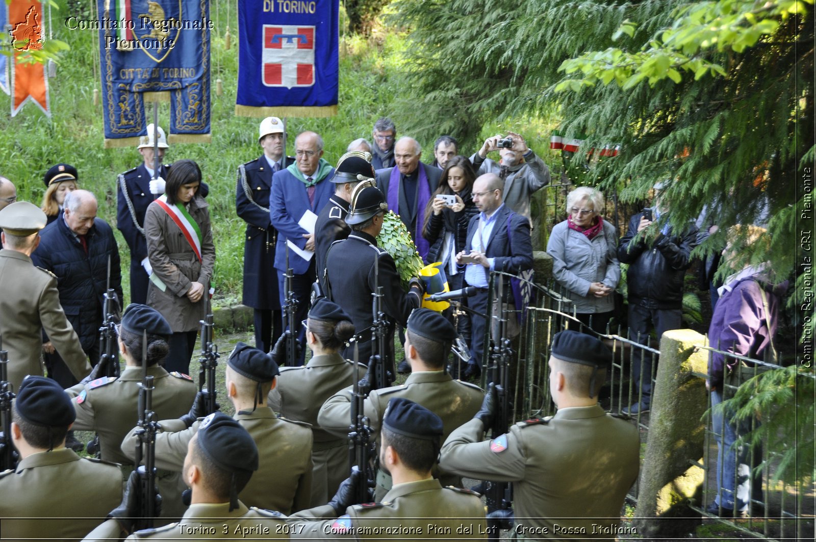 Torino 3 Aprile 2017 - Commemorazione Pian del Lot - Croce Rossa Italiana- Comitato Regionale del Piemonte