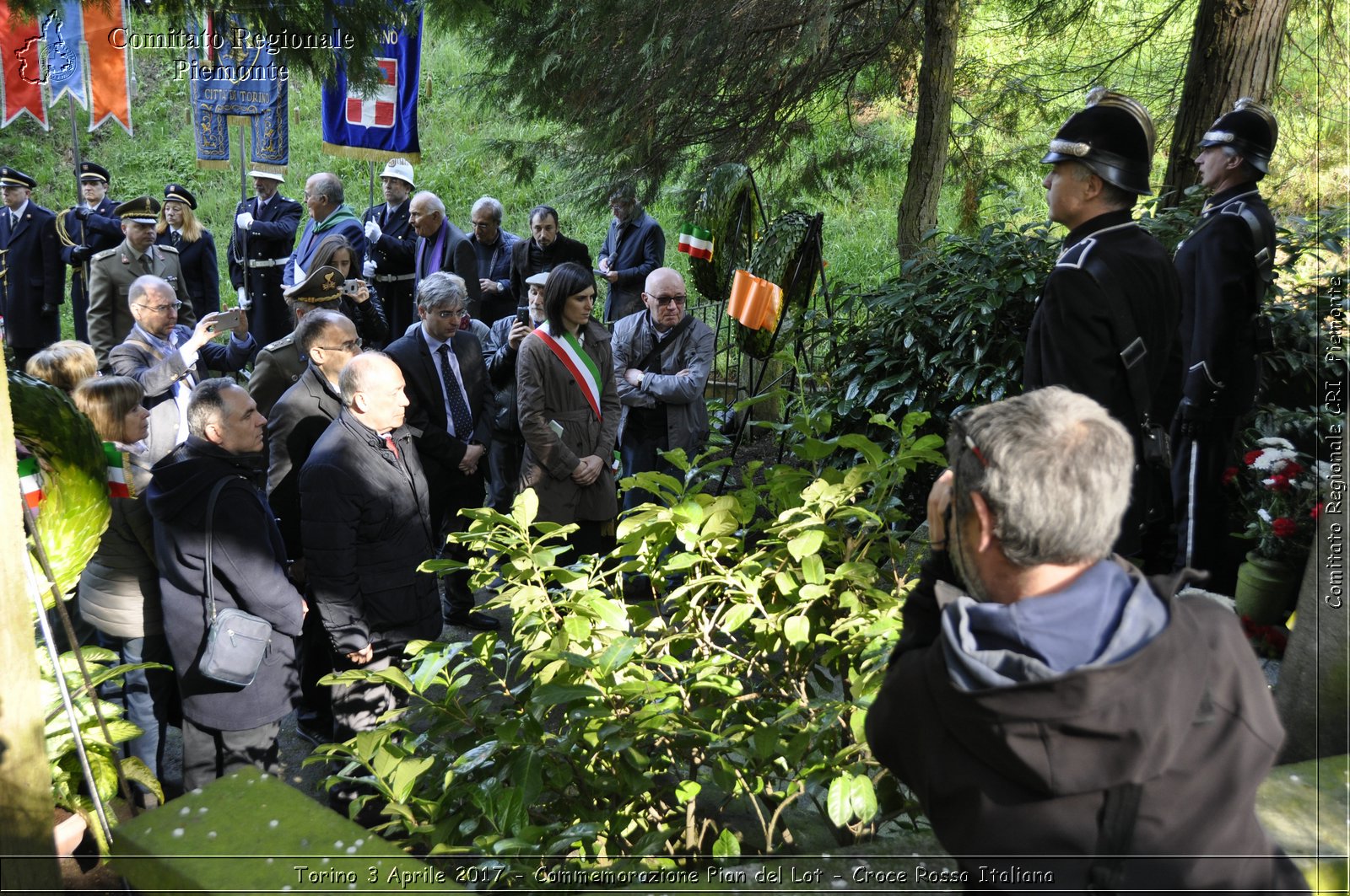 Torino 3 Aprile 2017 - Commemorazione Pian del Lot - Croce Rossa Italiana- Comitato Regionale del Piemonte