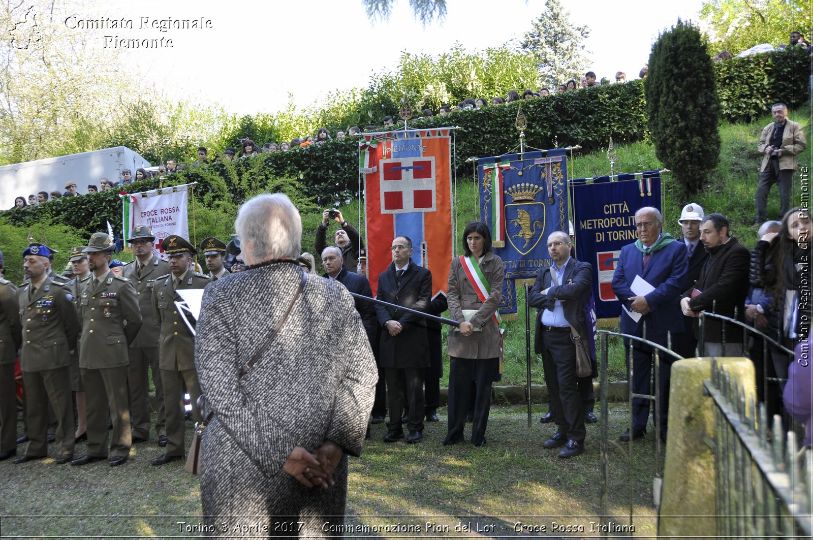 Torino 3 Aprile 2017 - Commemorazione Pian del Lot - Croce Rossa Italiana- Comitato Regionale del Piemonte