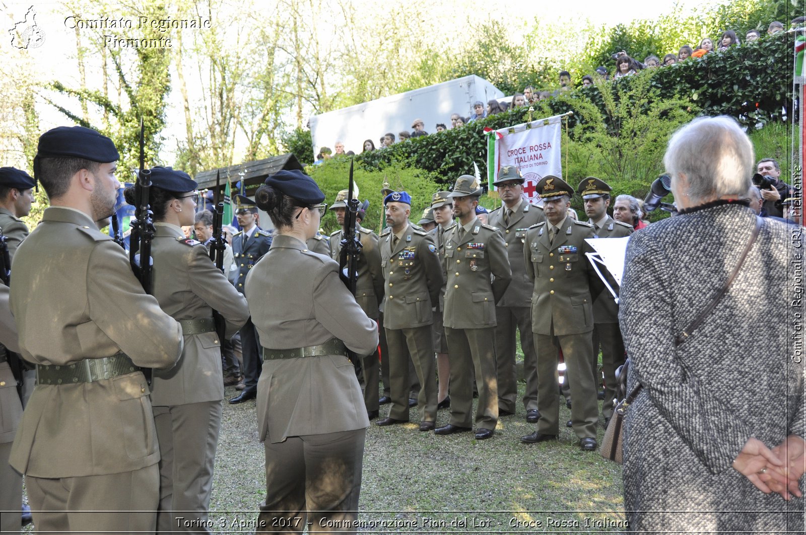 Torino 3 Aprile 2017 - Commemorazione Pian del Lot - Croce Rossa Italiana- Comitato Regionale del Piemonte